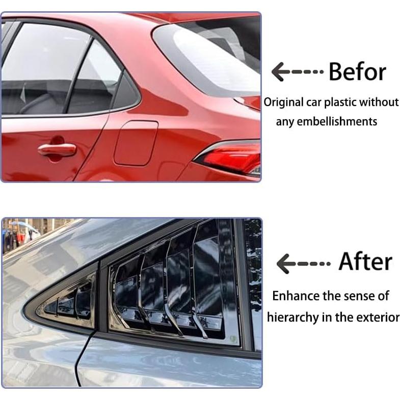 Accesorios Toyota Corolla 2020-2024 - Cubierta Ventana ABS 4PCS