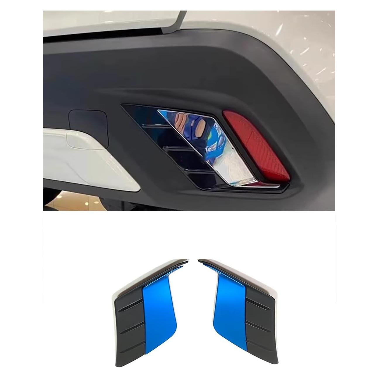 Marco de luz de niebla trasera Toyota Corolla 2022-2024 ABS 2Pcs