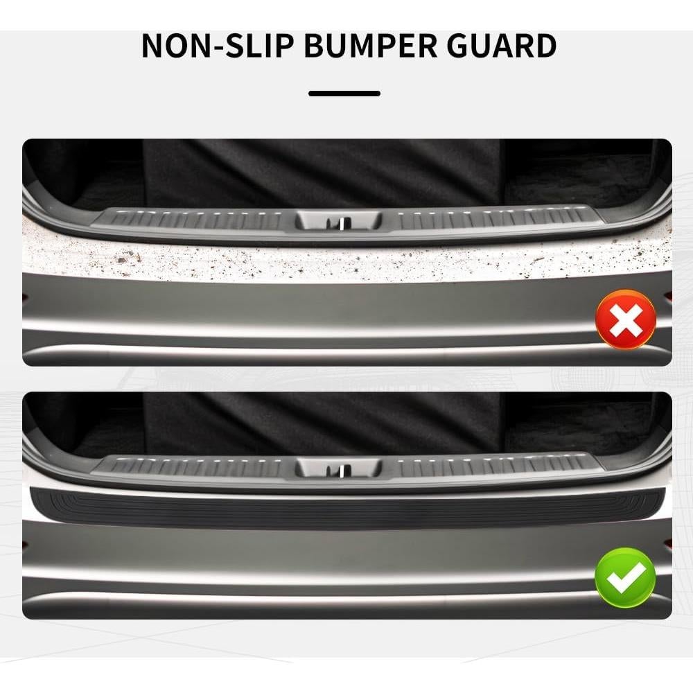 Protector de Parachoques Trasero Carleef Negro 88.5 cm Universal