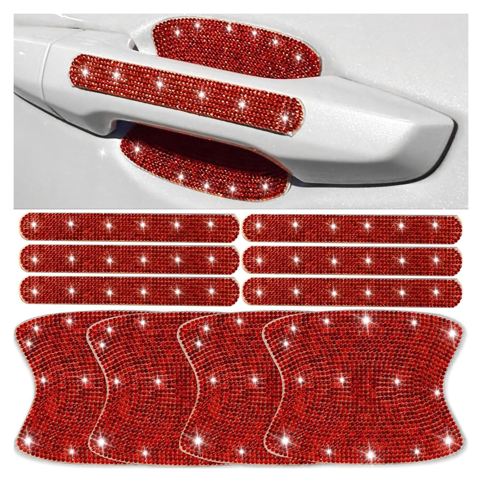 10 Pegatinas de Rhinestone para Manijas de Puerta de Coche NBTEPEM