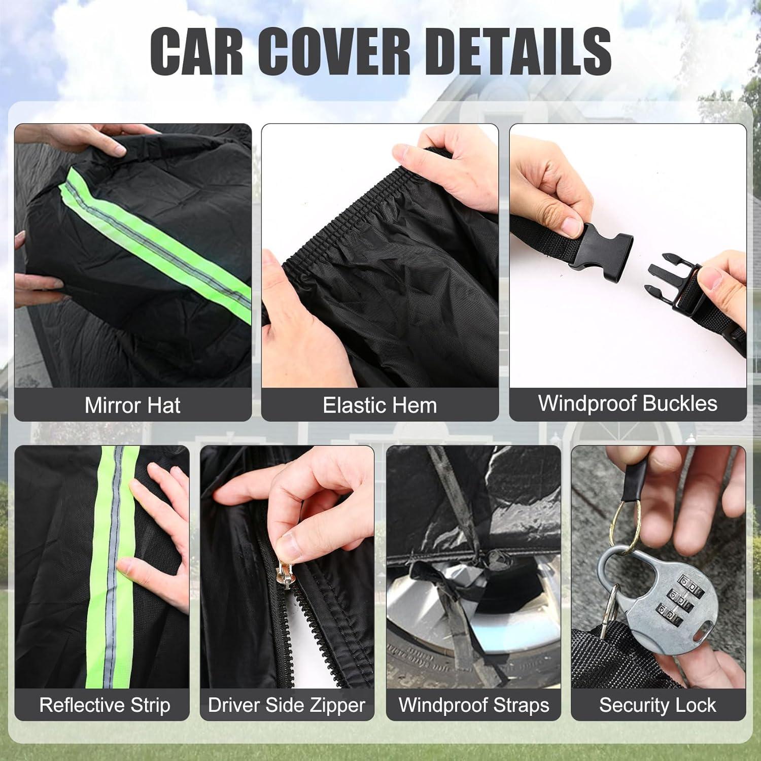 Funda de Coche Impermeable SAPUBK para Toyota Corolla 2019-2025