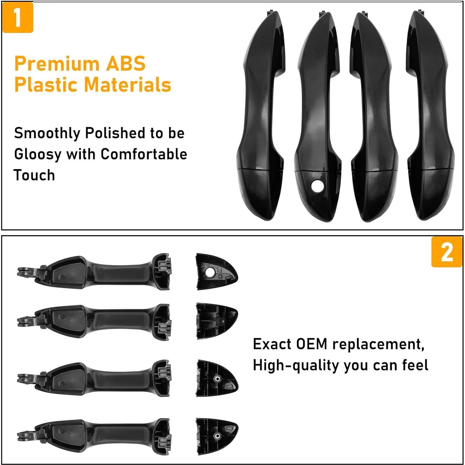 Mango de Puerta Exterior APESER para Toyota Corolla 2014-2019 - 4 Piezas