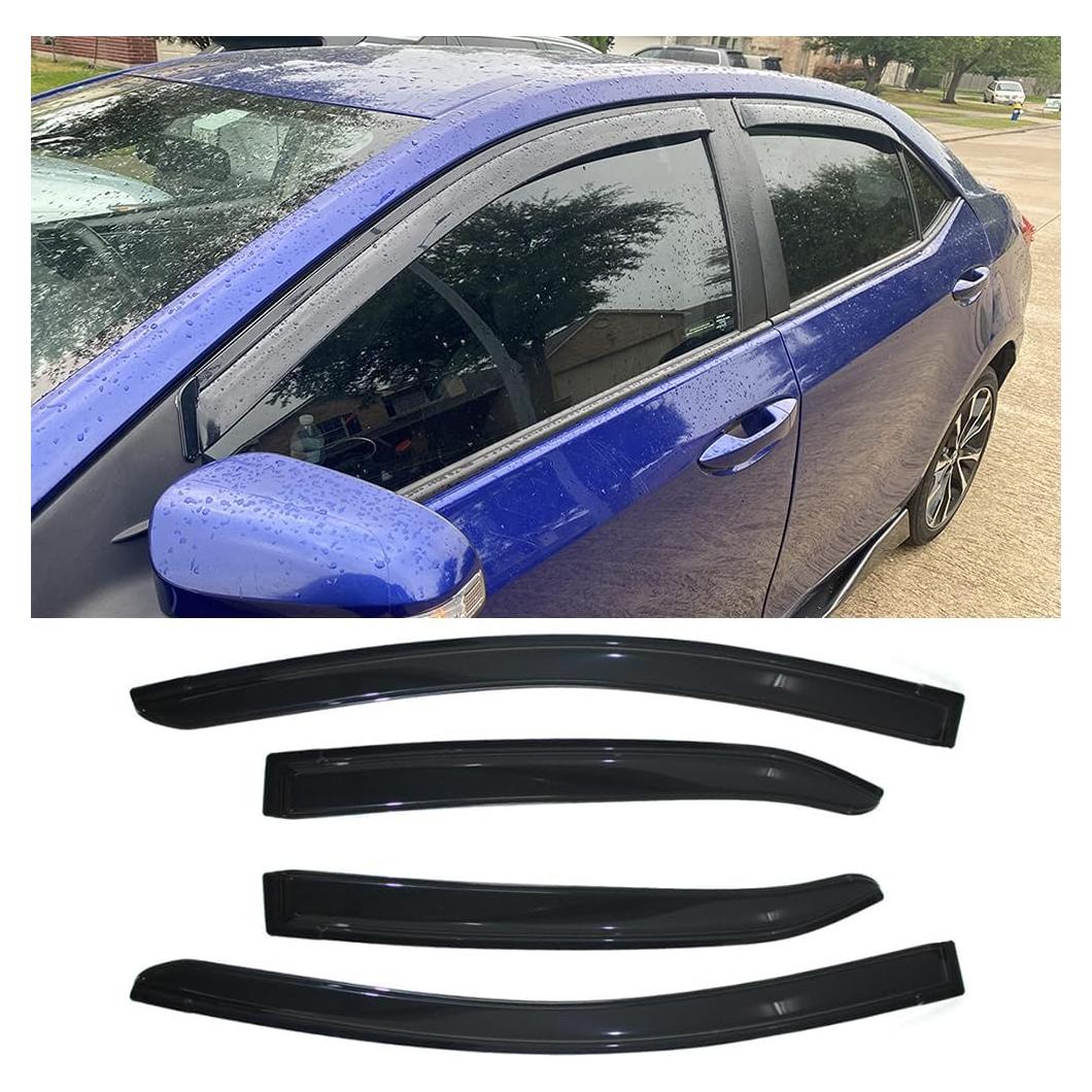 Deflector de Ventana Lateral Puermto para Toyota Corolla 2014-2019