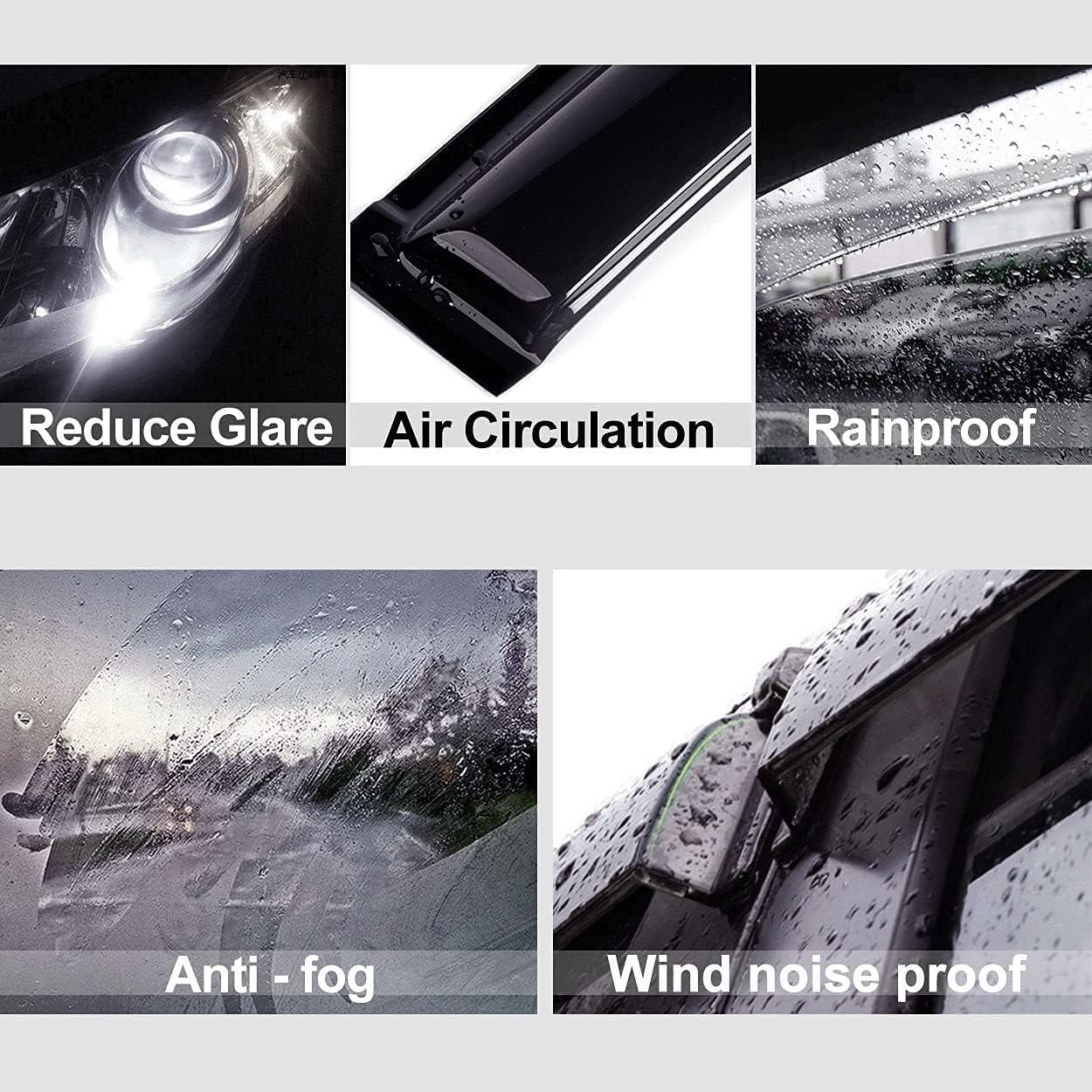 Deflector de Ventana Lateral Puermto para Toyota Corolla 2014-2019