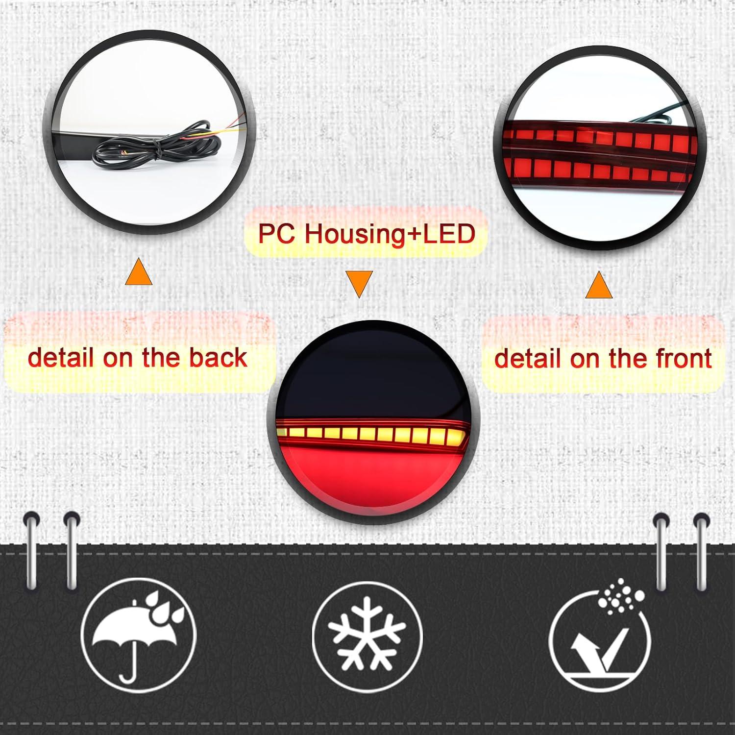 Kit de Luz Diurna LED para Toyota Corolla 2021-2023 BINQIGOO