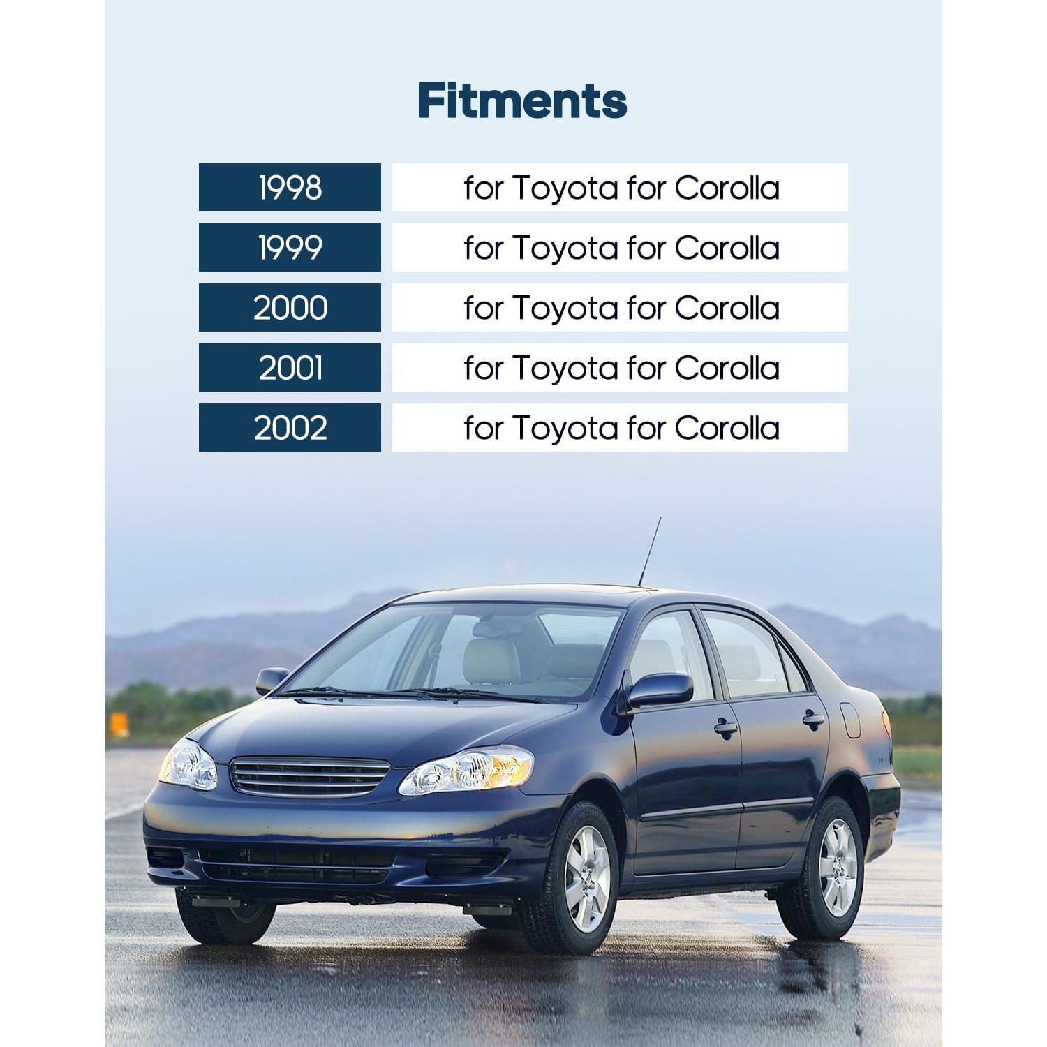 Mangos de Puerta ECCPP para Toyota Corolla 1998-2002 (8 Piezas)