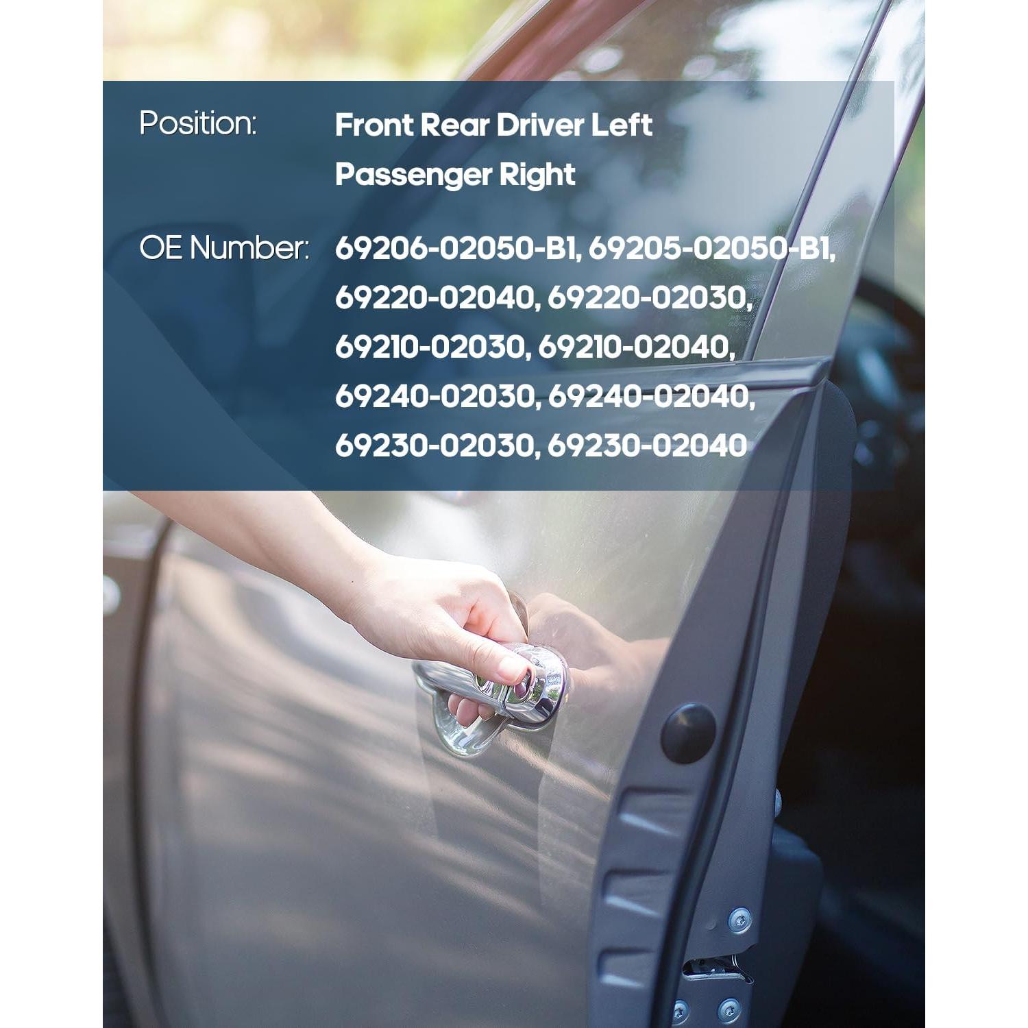 Mangos de Puerta ECCPP para Toyota Corolla 1998-2002 (8 Piezas)