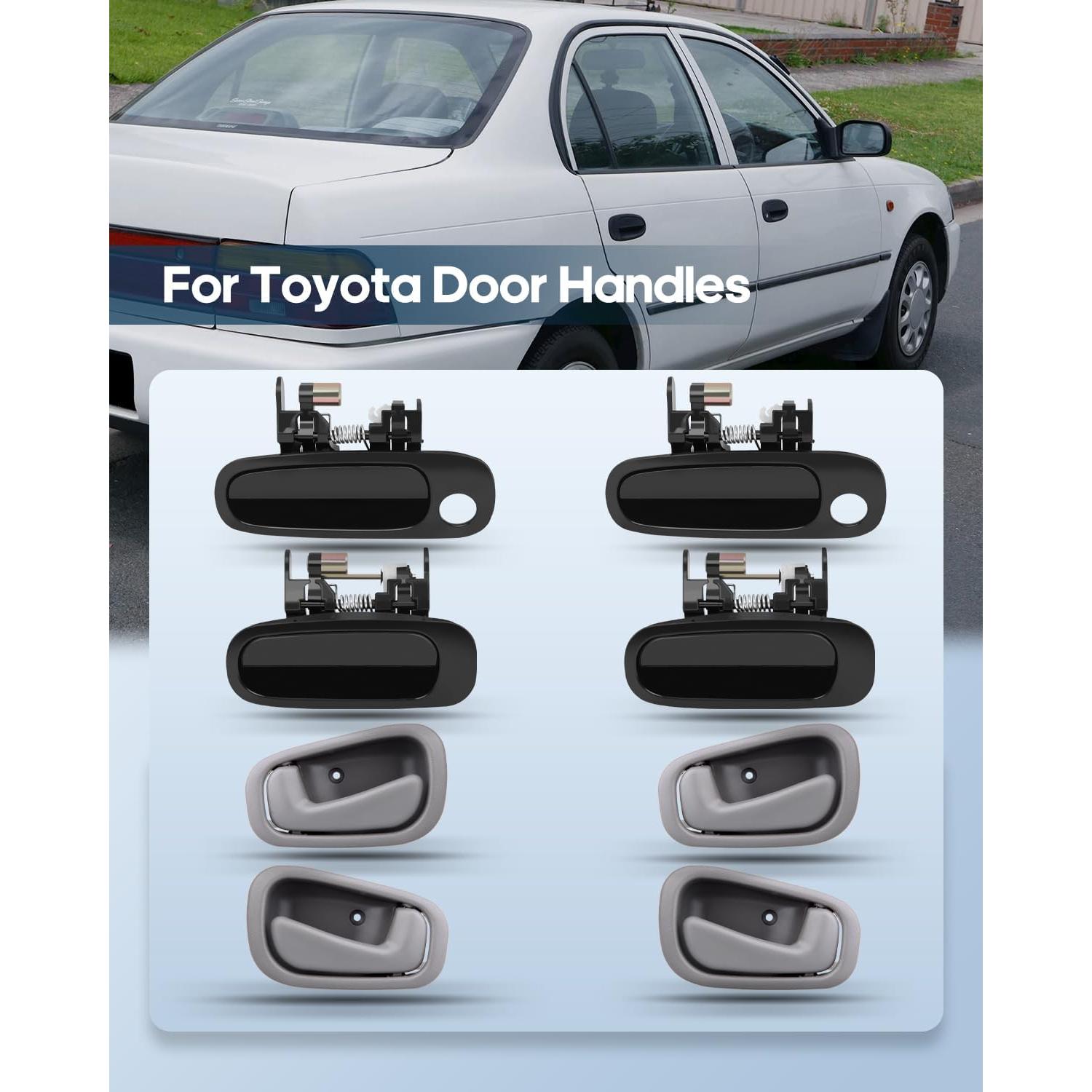 Mangos de Puerta ECCPP para Toyota Corolla 1998-2002 (8 Piezas)