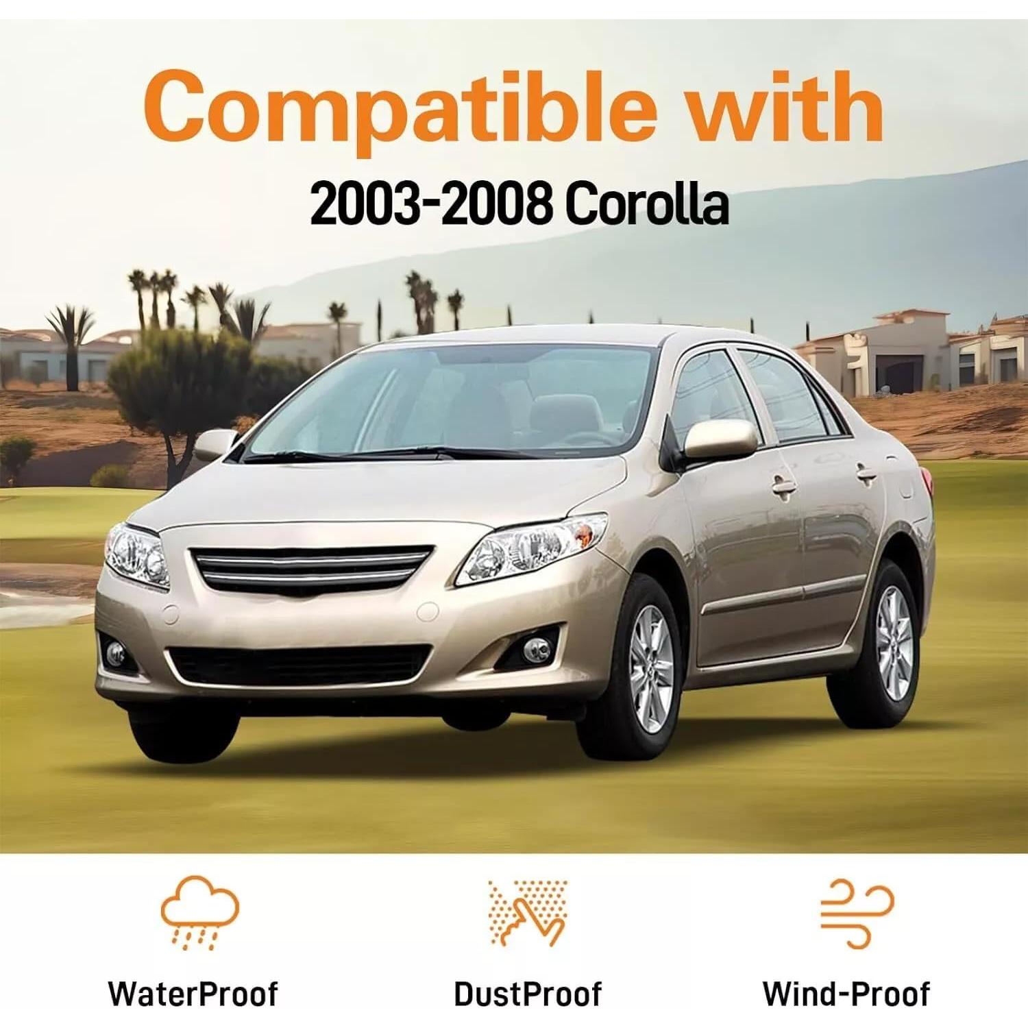 Sello de Moldura de Ventana Dxuekeo para Toyota Corolla 2003-2008