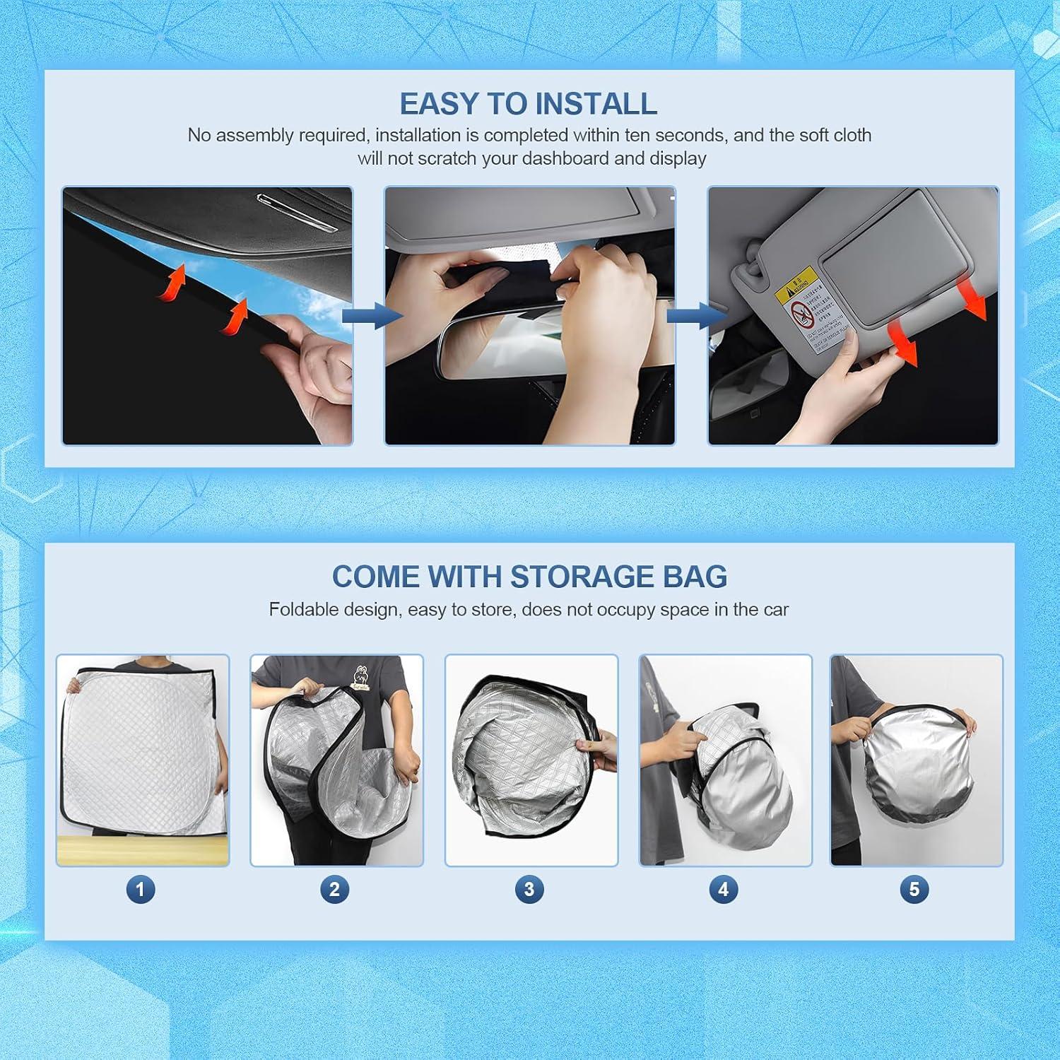 Cortinas de Ventana Solar KMF para Toyota Corolla 2020-2025