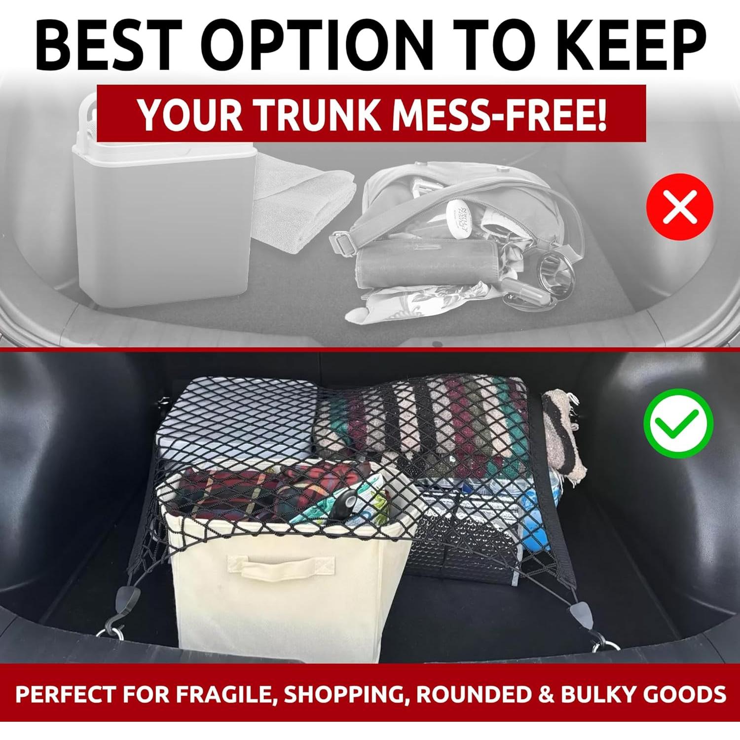 Red de Carga Malla para Toyota Corolla Cross 2022-2025 - Organizador Maletero