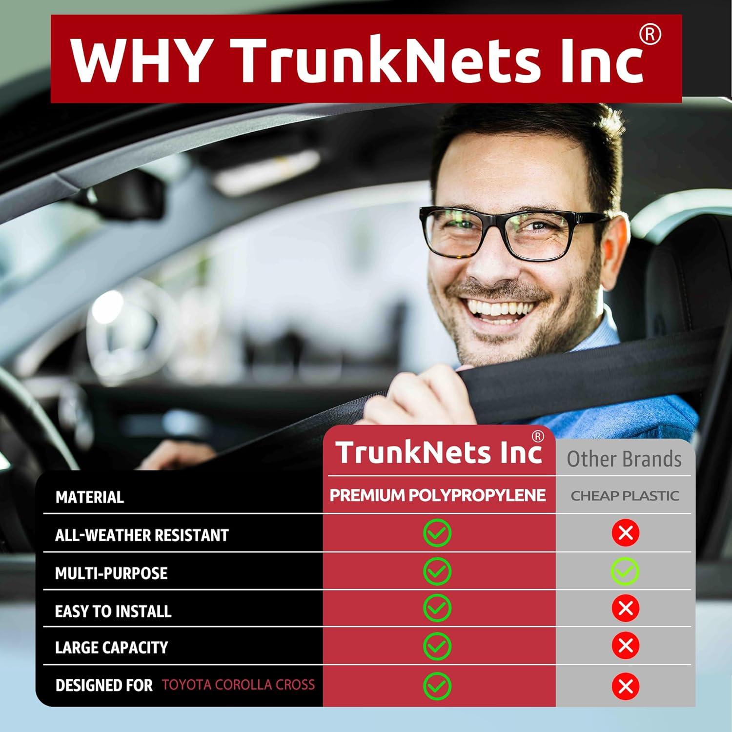 Red de Carga Malla para Toyota Corolla Cross 2022-2025 - Organizador Maletero