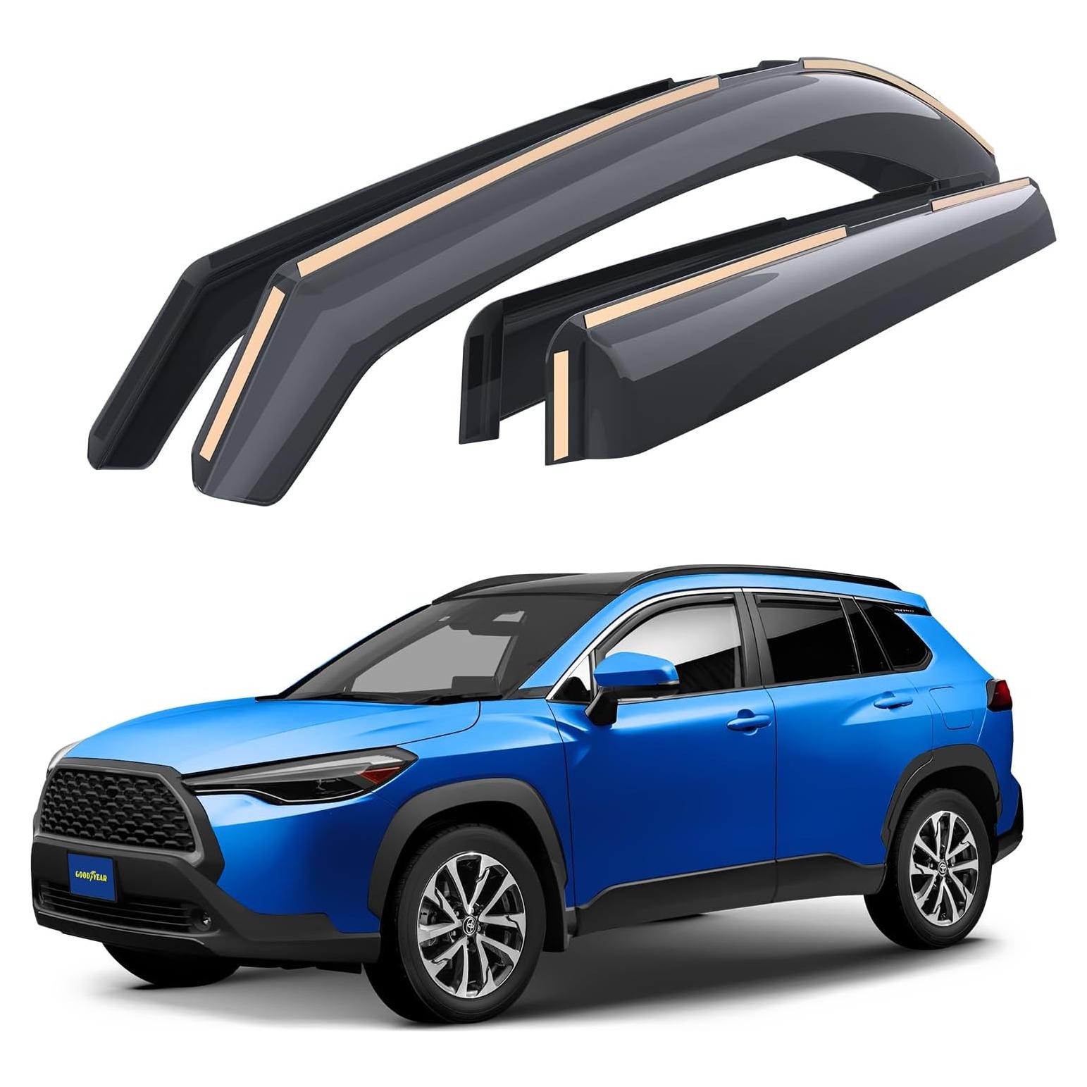 Deflectores de Ventana Goodyear GY007895 para Toyota Corolla Cross 2022-2025