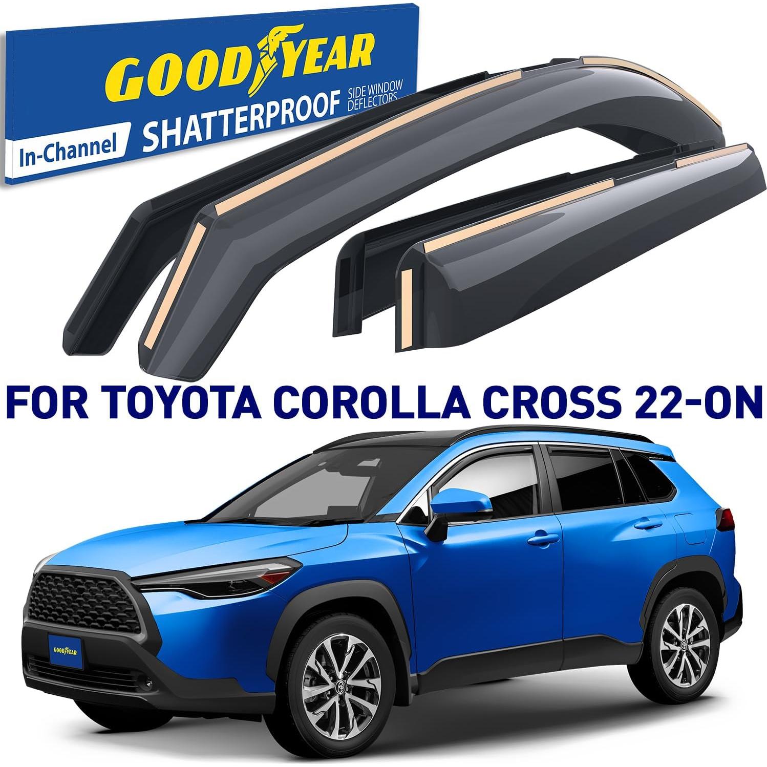 Deflectores de Ventana Goodyear GY007895 para Toyota Corolla Cross 2022-2025