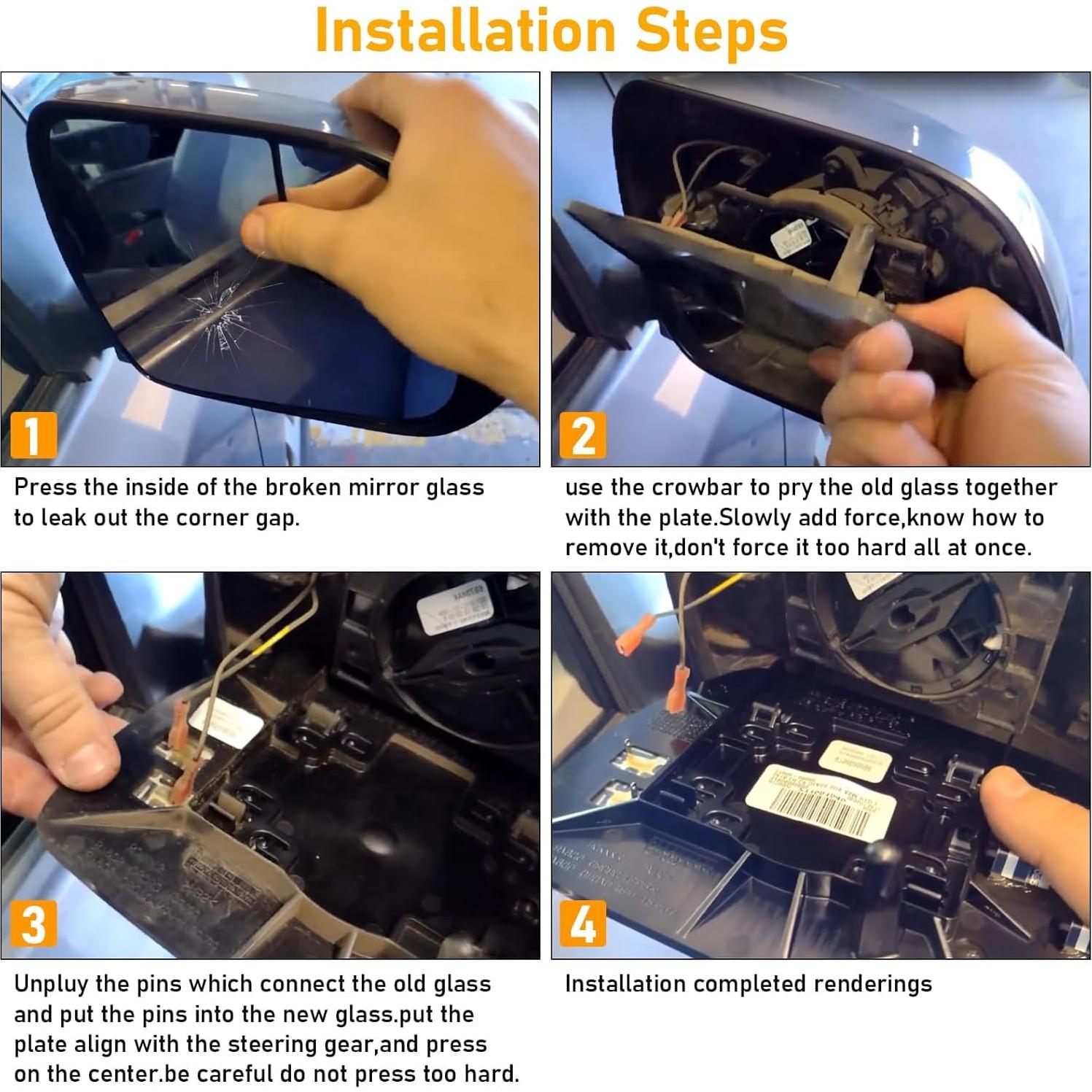 Cristal Espejo Retrovisor Izquierdo Toyota Corolla 2014-2019 Abodvu