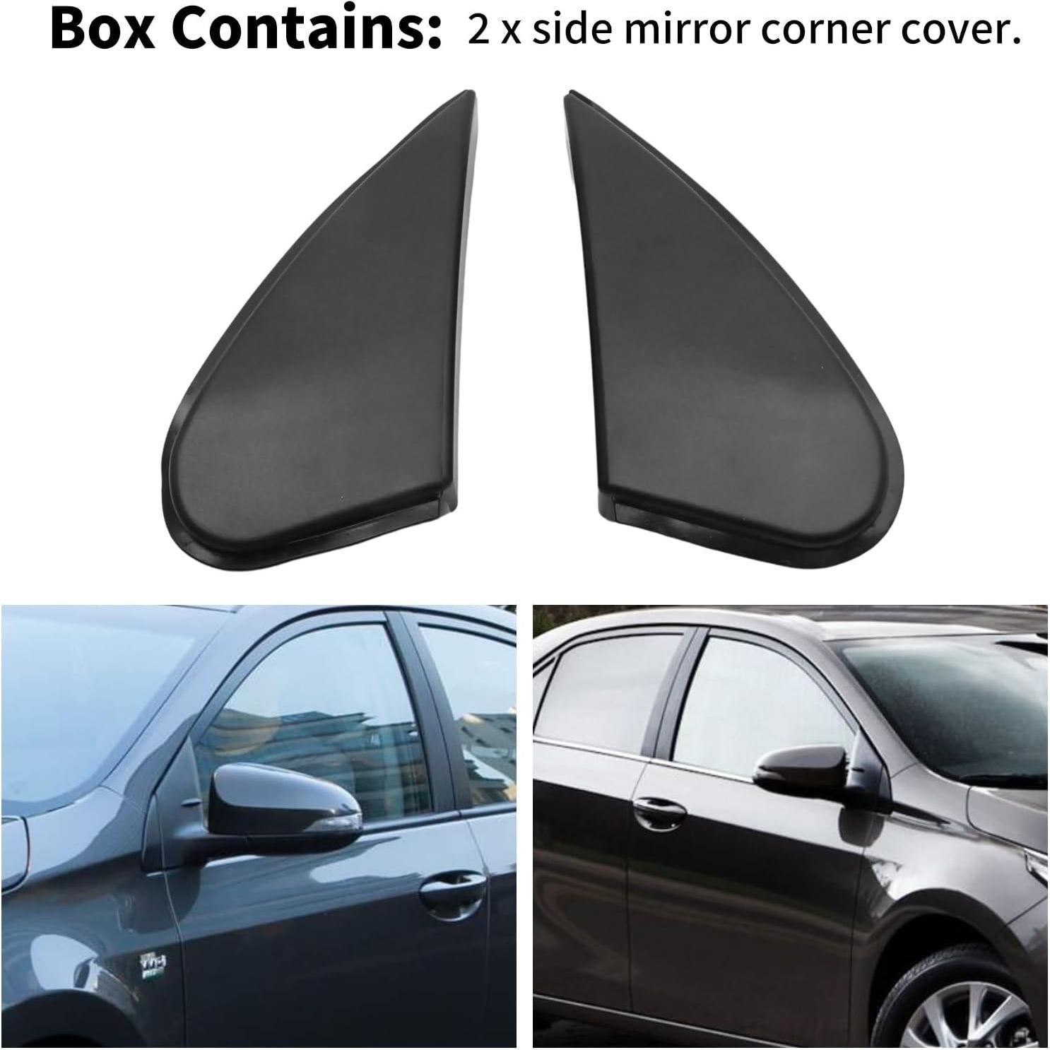 Cubierta de trim de espejo lateral Zreneyfex para Toyota Corolla 2014-2016