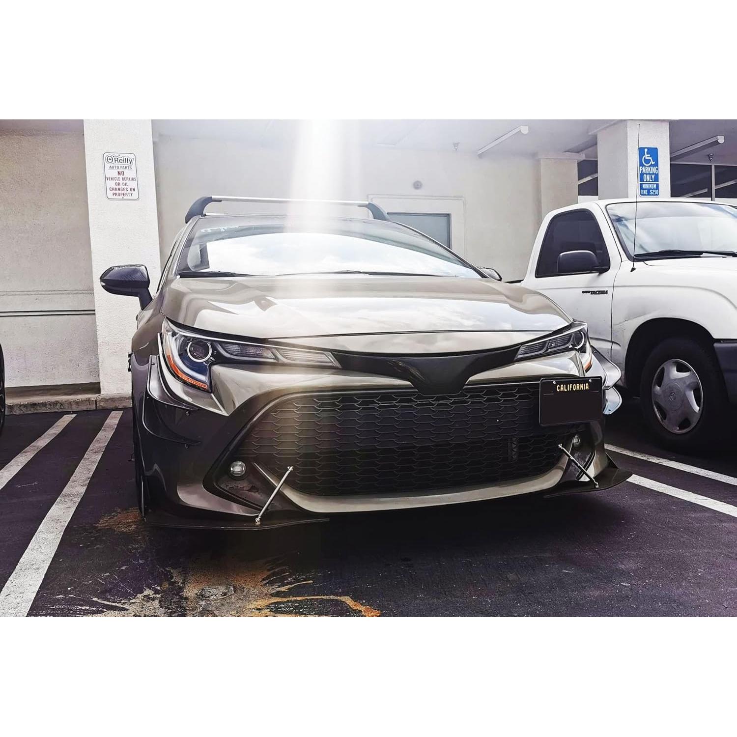 Kit Adaptador Reubicación Placa Licencia iJDMTOY Toyota Corolla 2019+