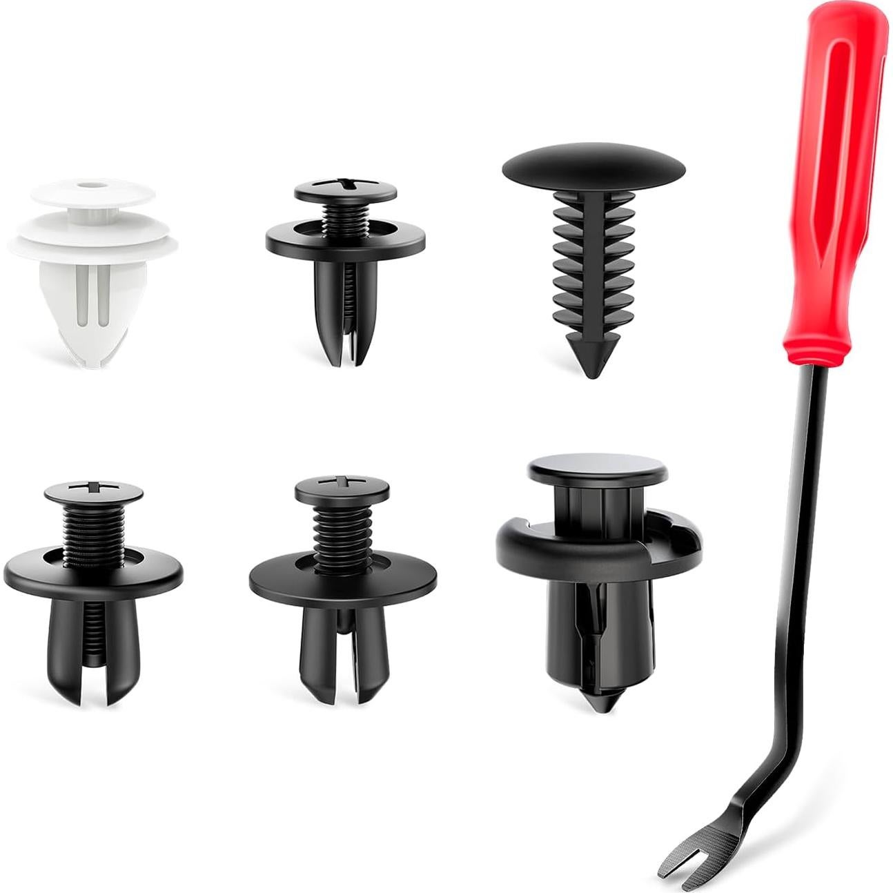 GOOACC 120 Clips de Retención para Parachoques de Coche 6-10mm