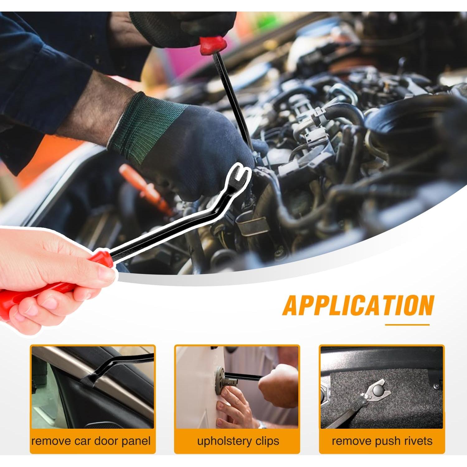 GOOACC 120 Clips de Retención para Parachoques de Coche 6-10mm