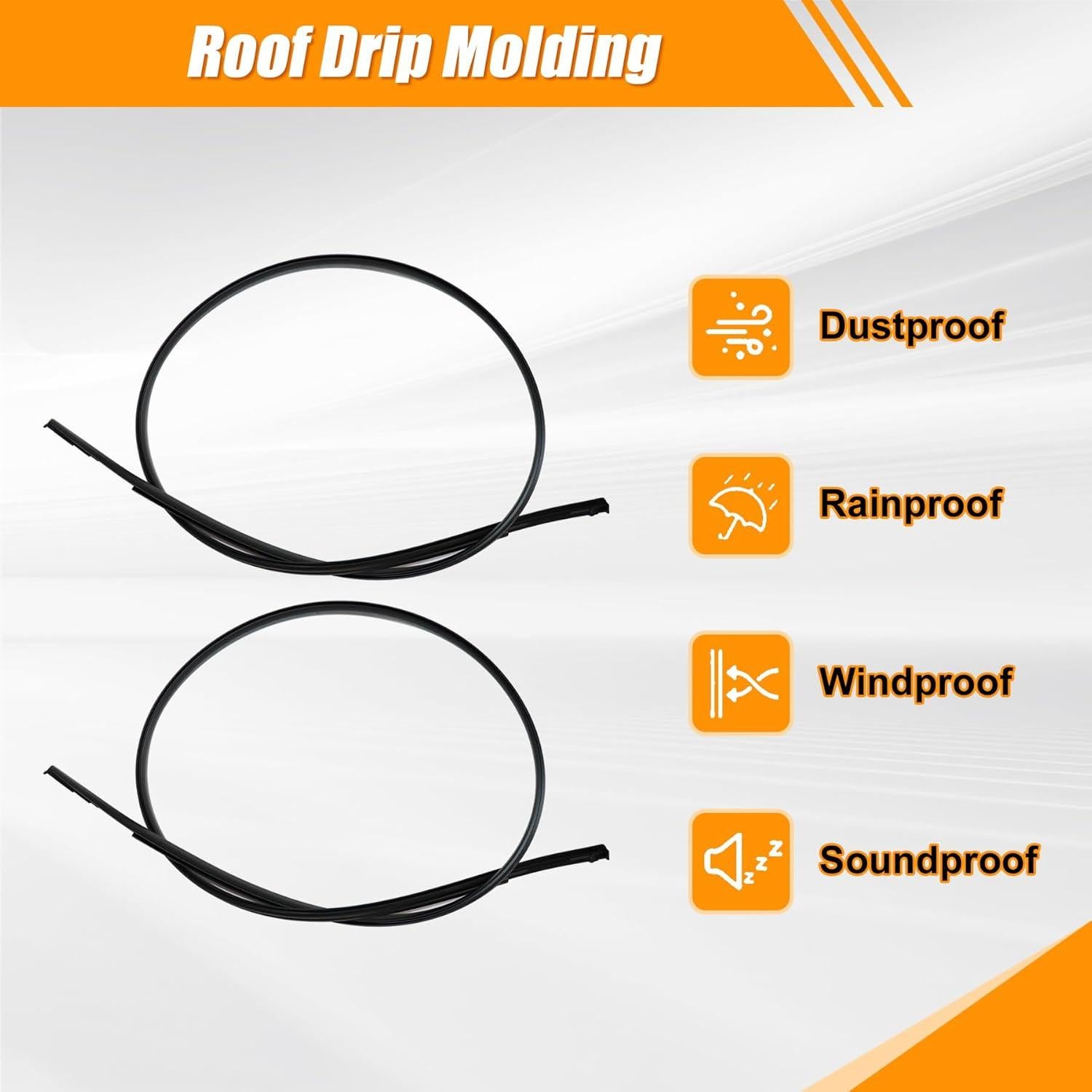 Moldura de Goteo de Techo Toyota Yaris Sedán 2007-2011