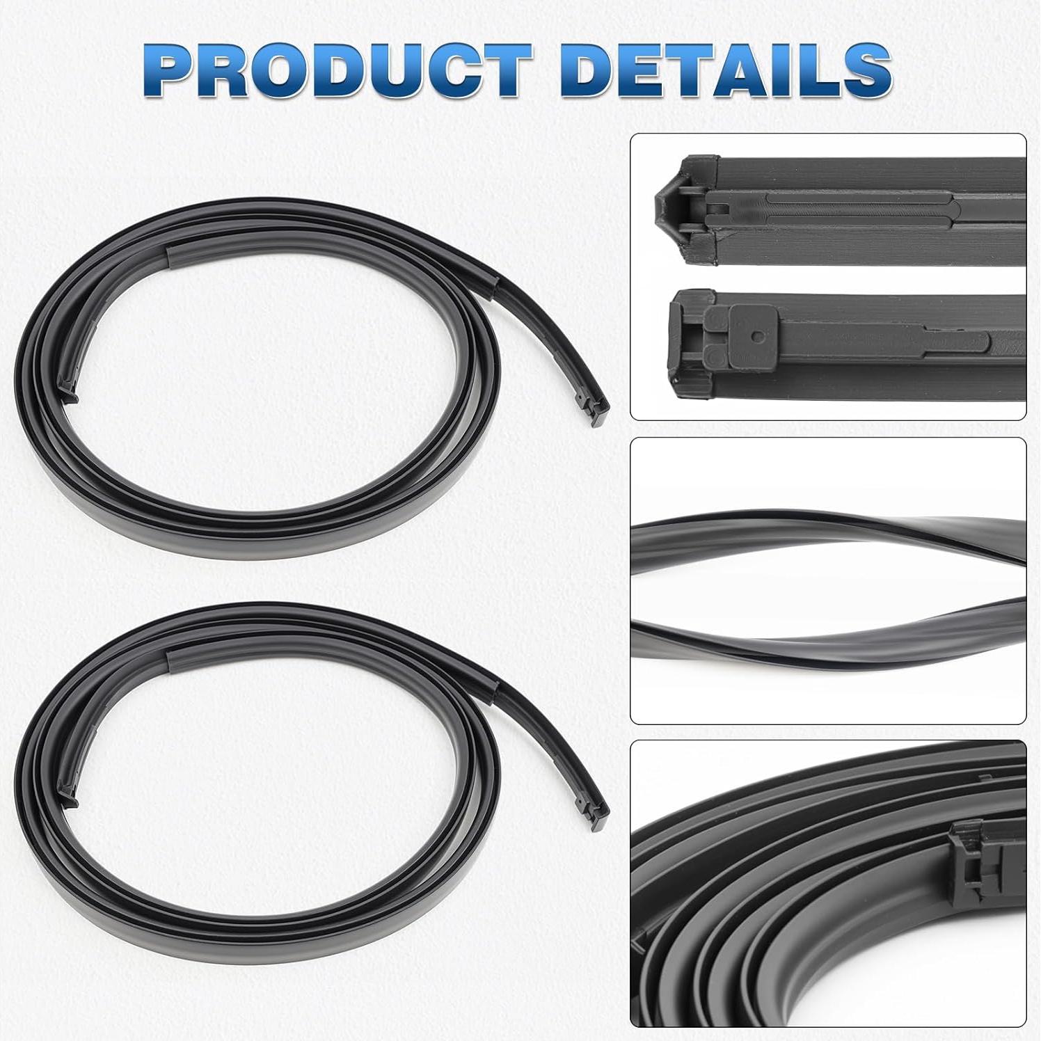 Tiras de Moldura de Goteo de Techo TOP-MAX para Toyota Yaris 2007-2011