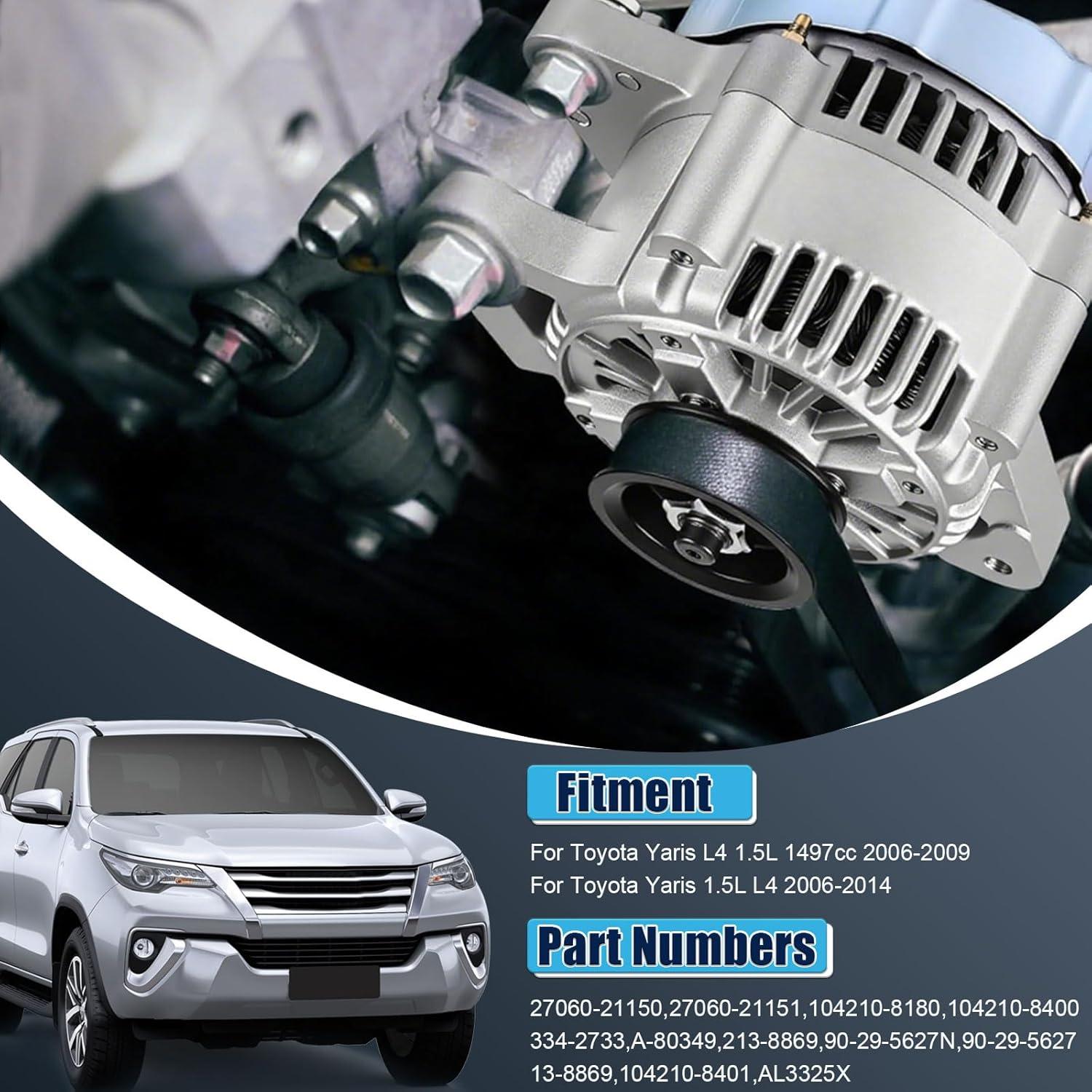 Alternador 12V 80A Zycllycx para Toyota Yaris 1.5L 2006-2009