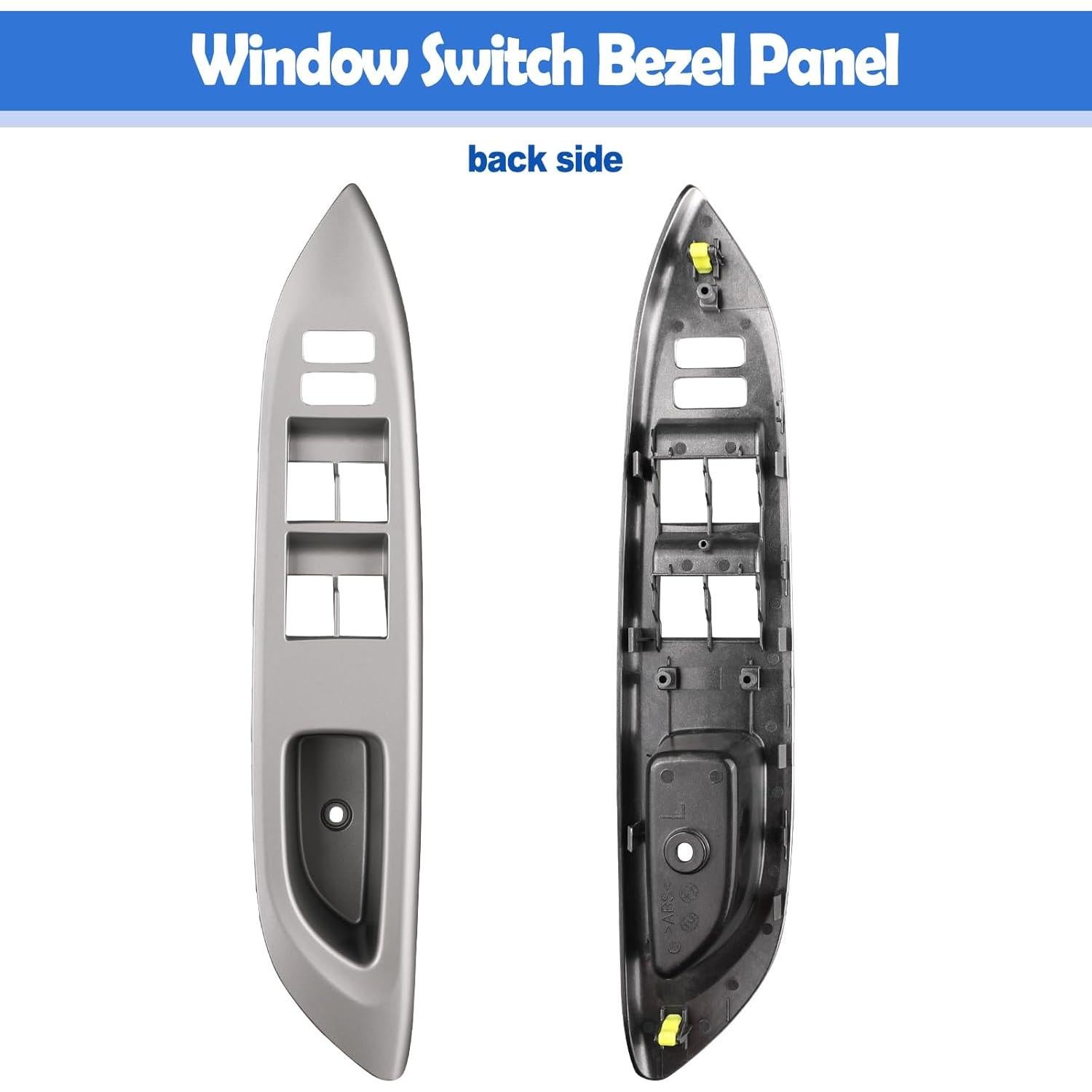 Marco Interruptor Ventana Osompar Plata Lado Izquierdo Toyota Yaris 2007-2010