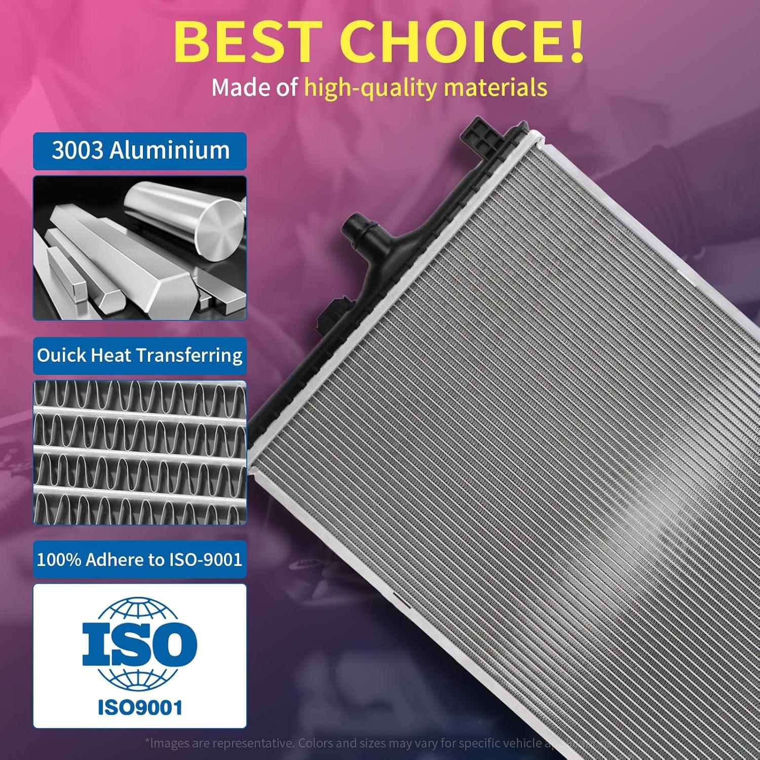 Radiador de Refrigerante Readair para Scion xD y Toyota Yaris 1.8L 1.5L