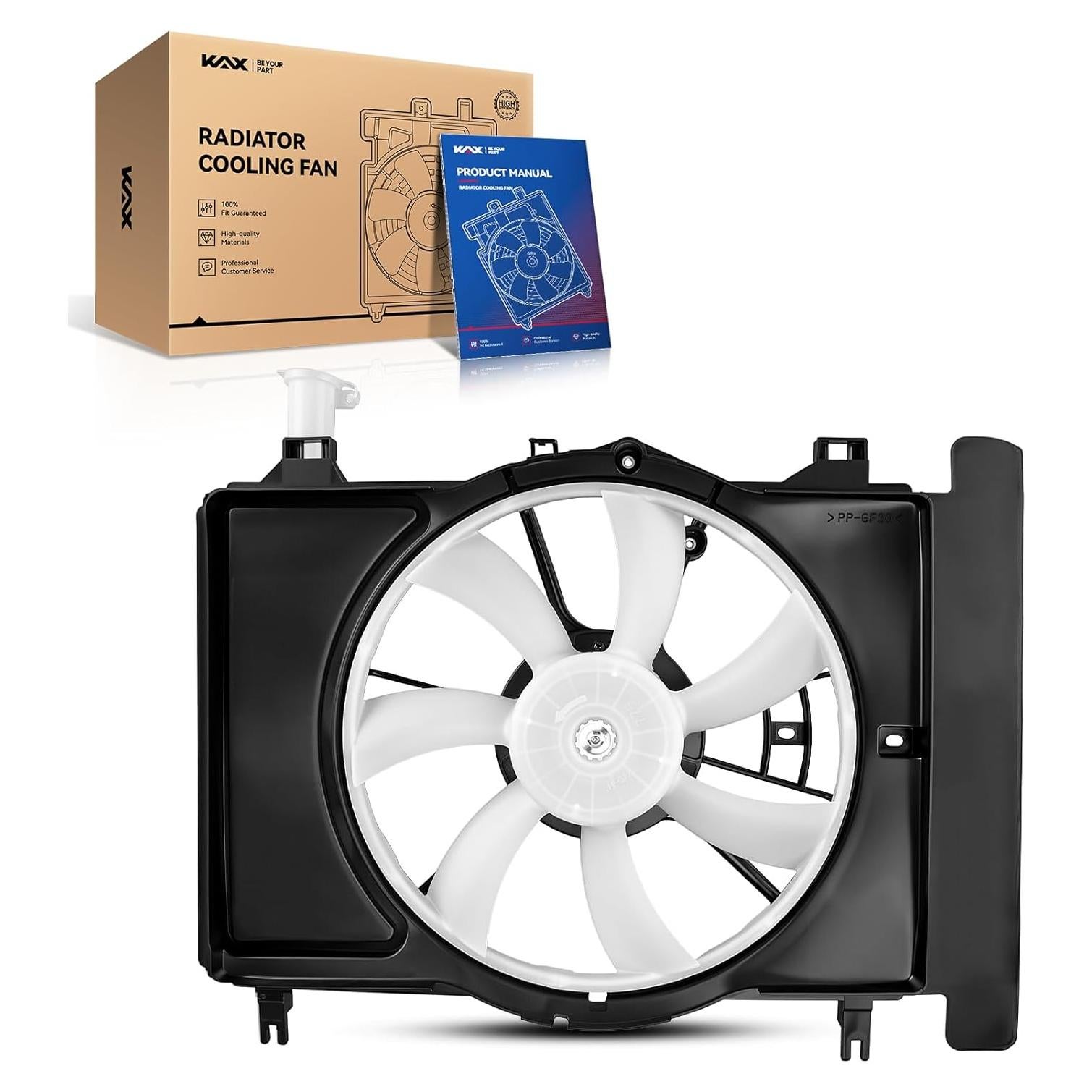 Ventilador de Enfriamiento KAX para Radiador Yaris 2007-2019
