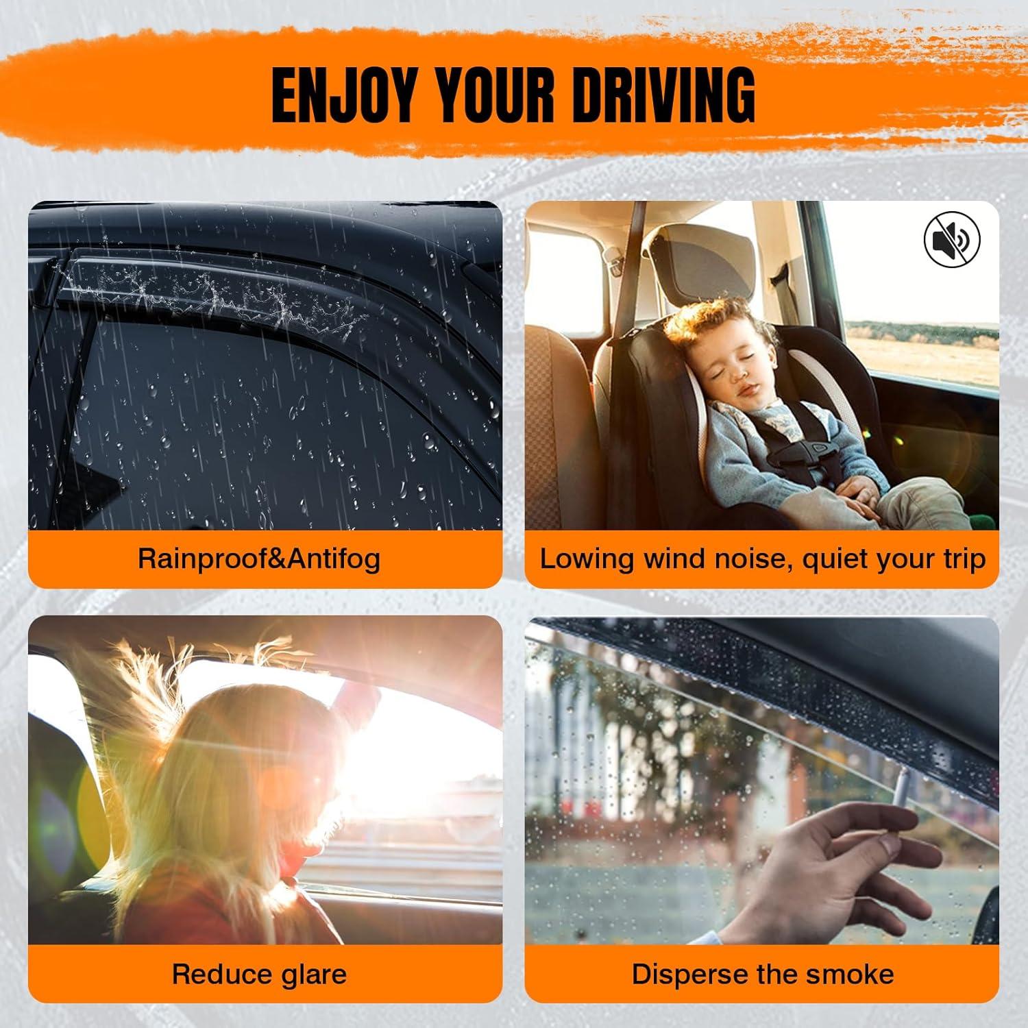 Deflectores de Ventana MODILOVER para Toyota Yaris 2007-2013