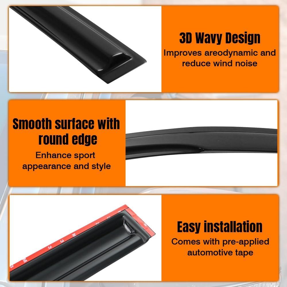 Deflectores de Ventana MODILOVER para Toyota Yaris 2007-2013