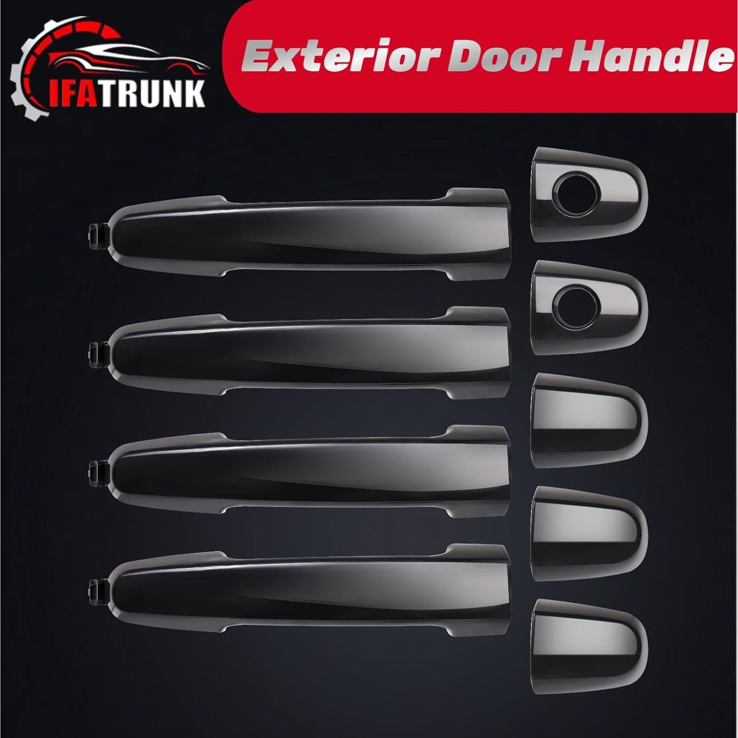 Mango de Puerta Exterior IFATRUNK 4Pcs para Toyota Camry, Corolla, RAV4