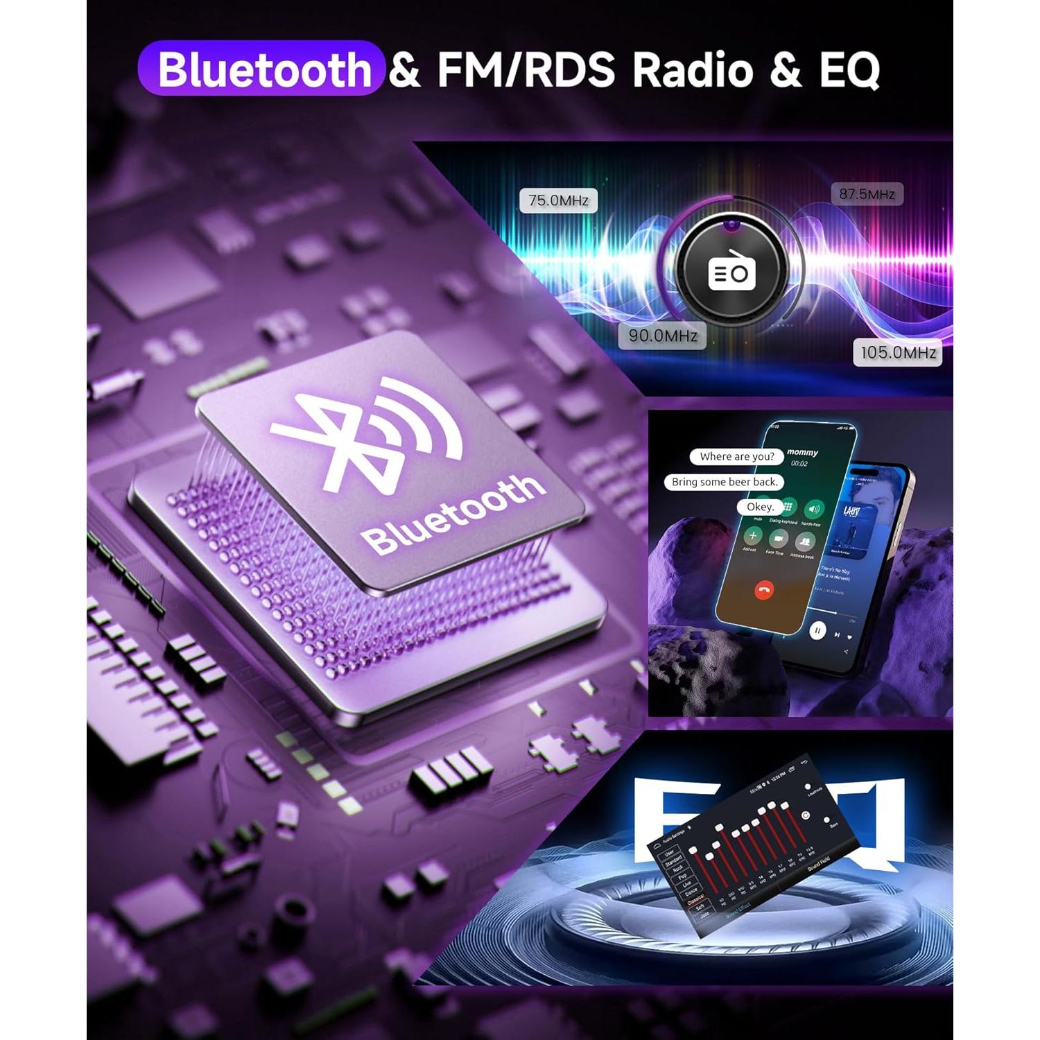 Estéreo de Coche Rimoody 9" Android 8 Core 6GB+128GB para Toyota Yaris 2007-2013