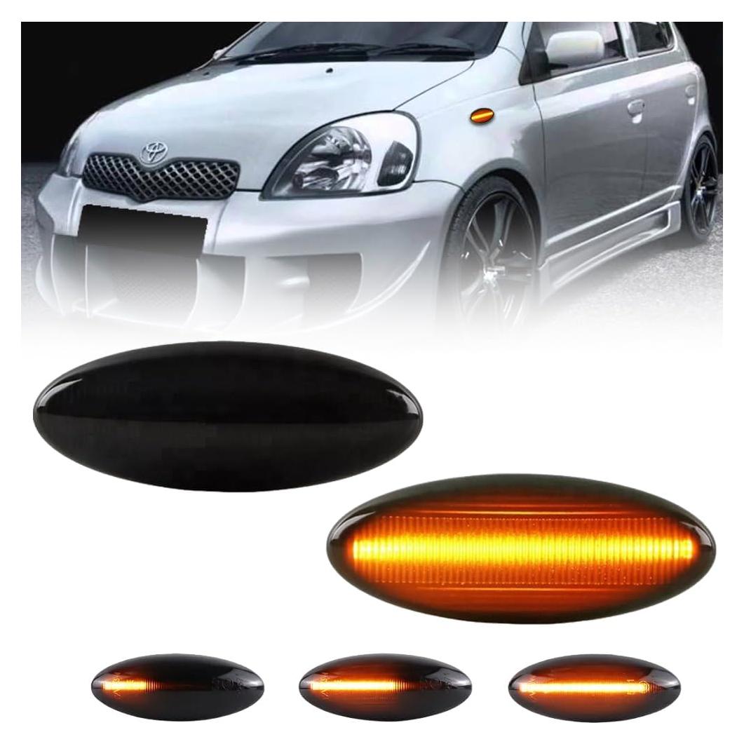 Luces de Giro LED VANKUB para To-yota RAV4 Corolla Auris Yaris