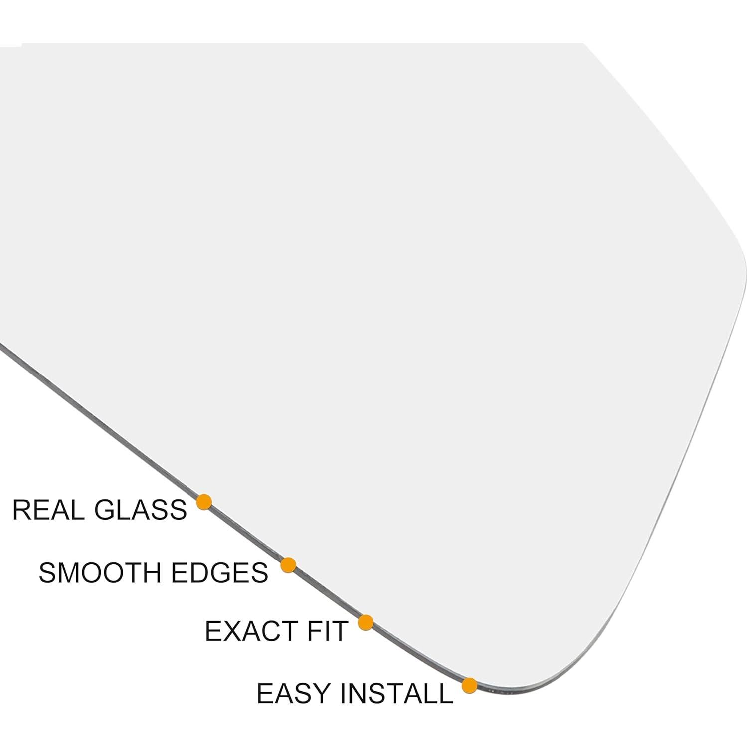 Cristal Espejo Retrovisor Derecho X AUTOHAUX para Toyota Yaris 2006-2012