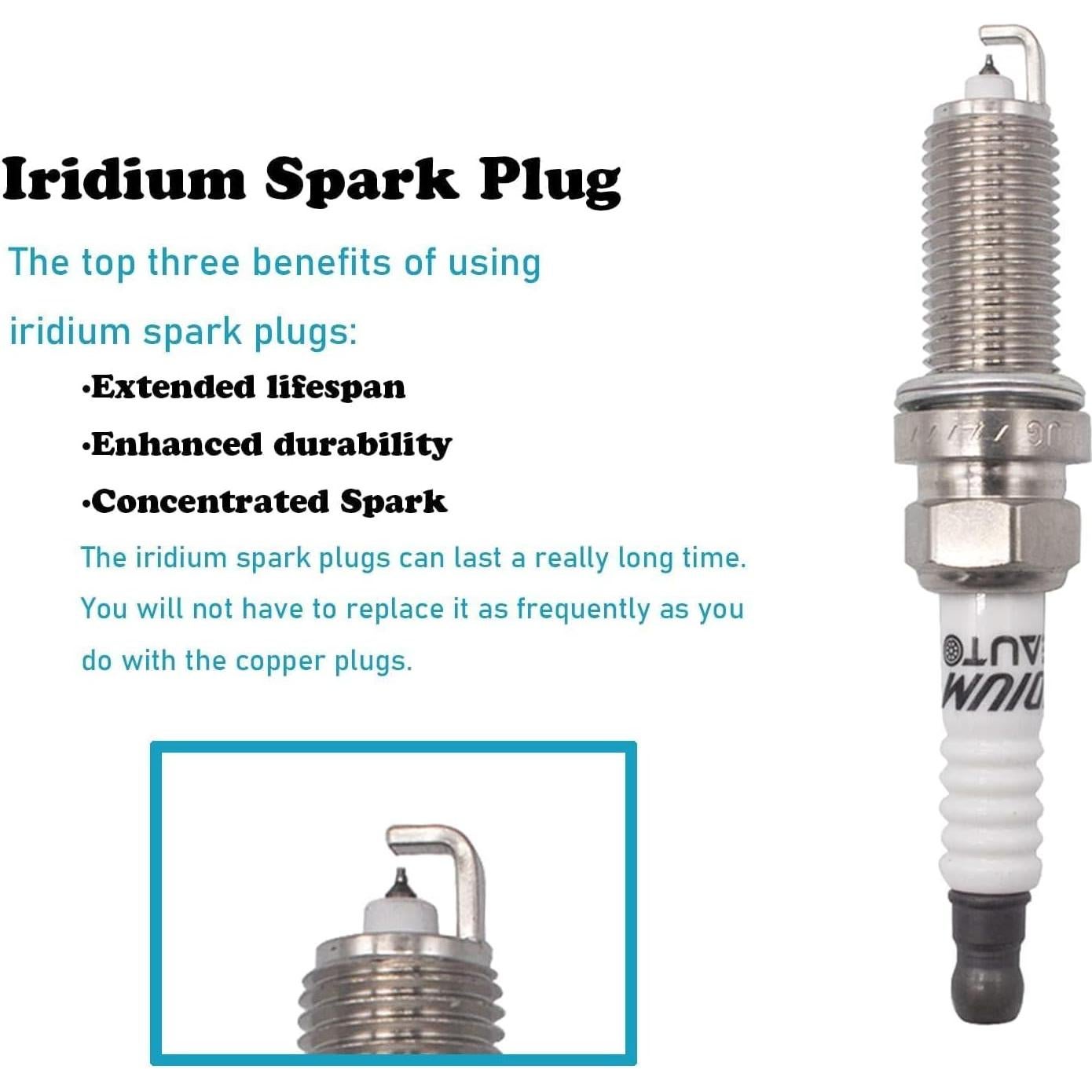 Kit de Bobinas de Encendido y Bujías OYEAUTO 1.5L para Toyota