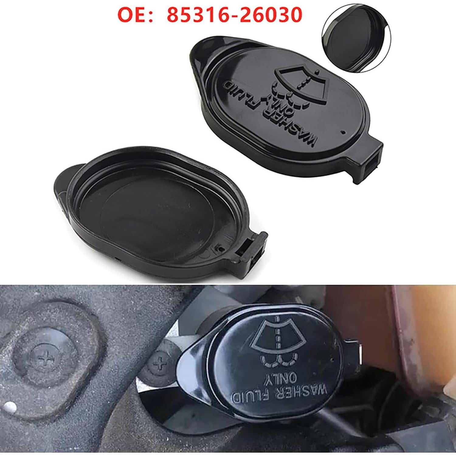 Tapa de líquido limpiaparabrisas HNOPYHNT OEM 85316-02200
