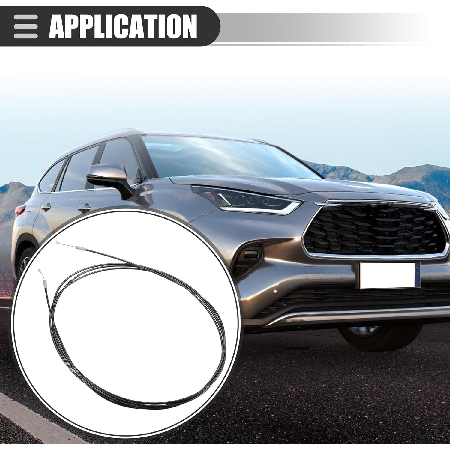 Cable de liberación maletero Toyota Yaris Sedán 2007-2014 Motoforti