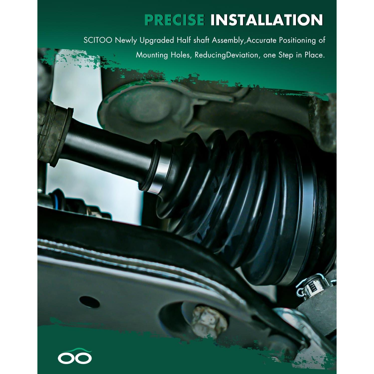 Ejes CV SCITOO Delantero Izquierdo y Derecho para Scion iA 1.5L