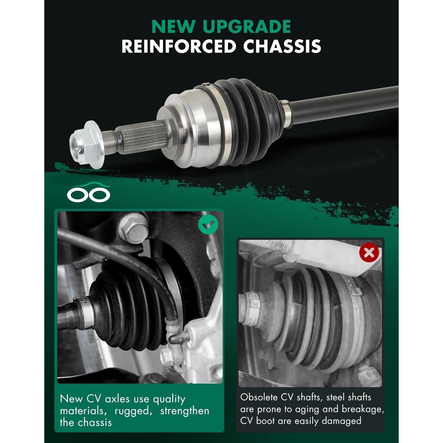 Ejes CV SCITOO Delantero Izquierdo y Derecho para Scion iA 1.5L