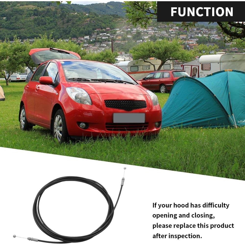 Cable de liberación del maletero YOLLKY para Toyota Yaris 2007-2014