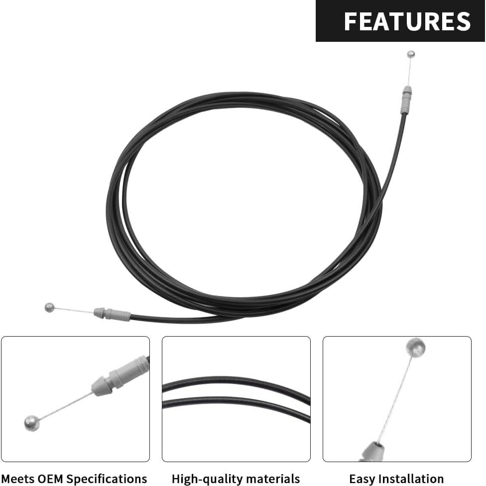 Cable de liberación del maletero YOLLKY para Toyota Yaris 2007-2014