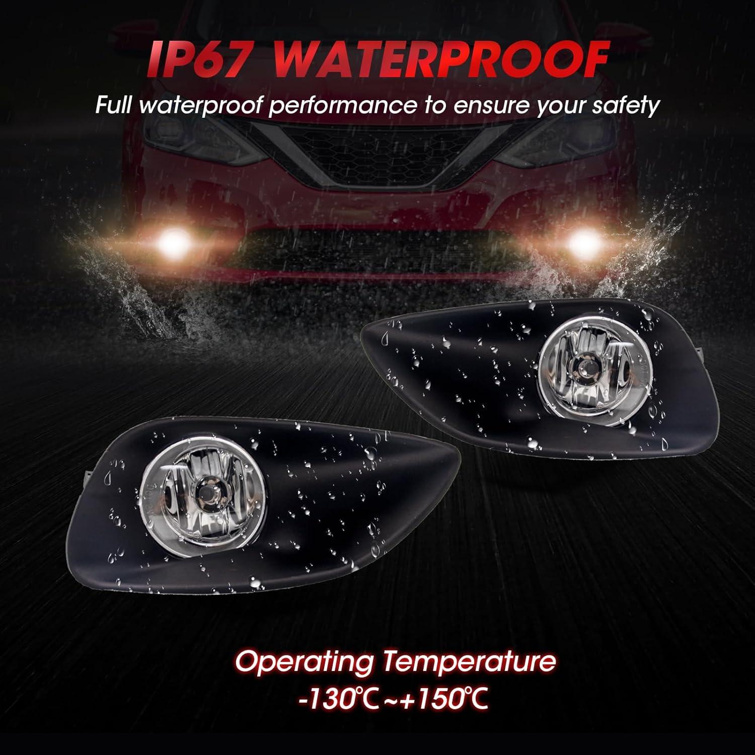 Luces Antiniebla WEZEMLIGHT 610133-CL para Toyota Yaris 2006-2008