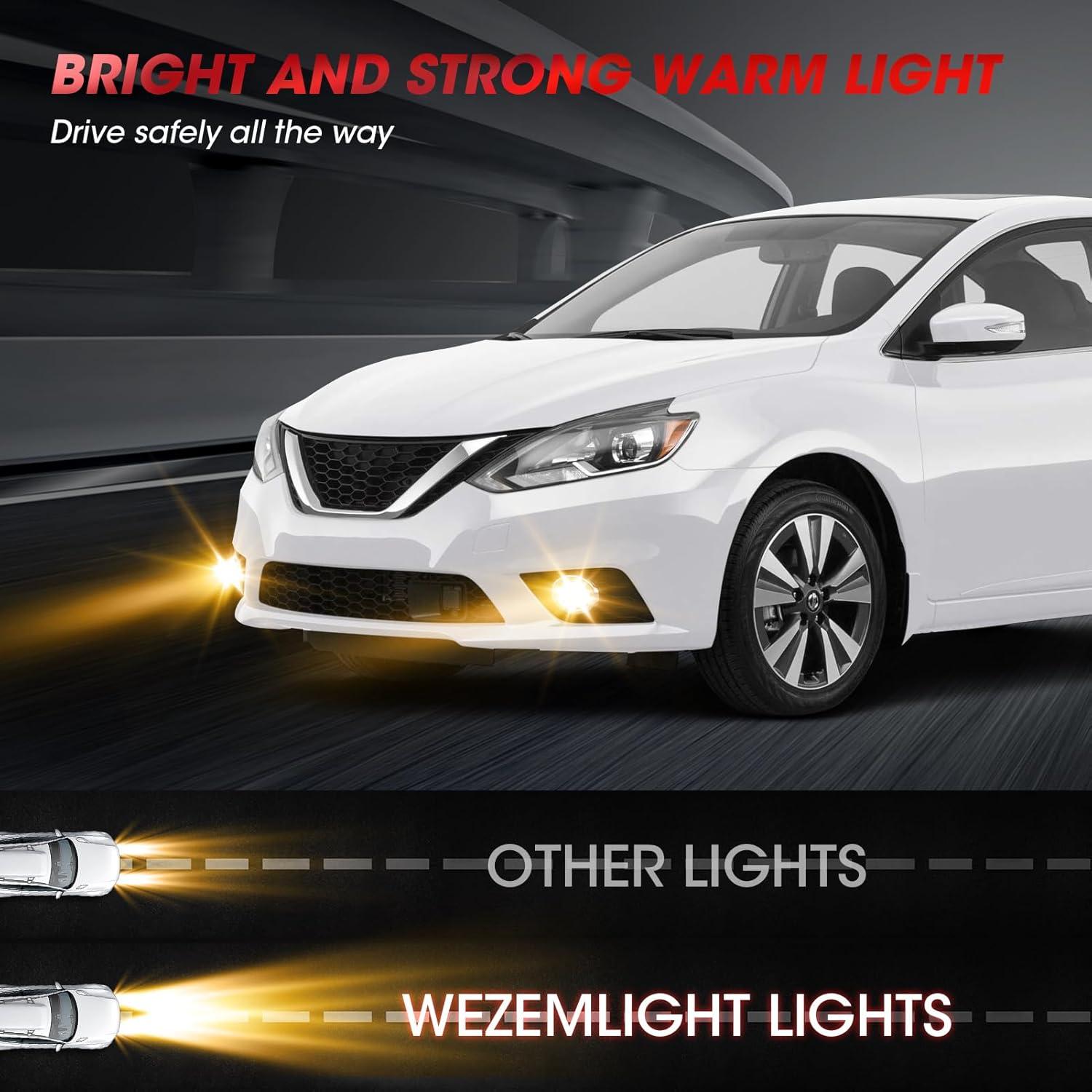 Luces Antiniebla WEZEMLIGHT 610133-CL para Toyota Yaris 2006-2008