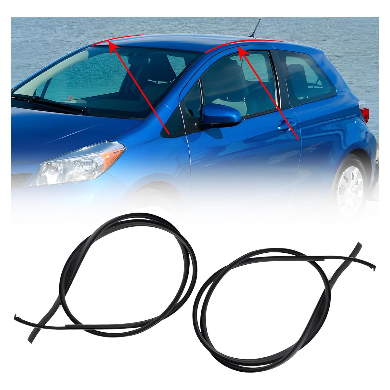 Moldura de Tira de Techo Automkt para Toyota Yaris 2012-2014