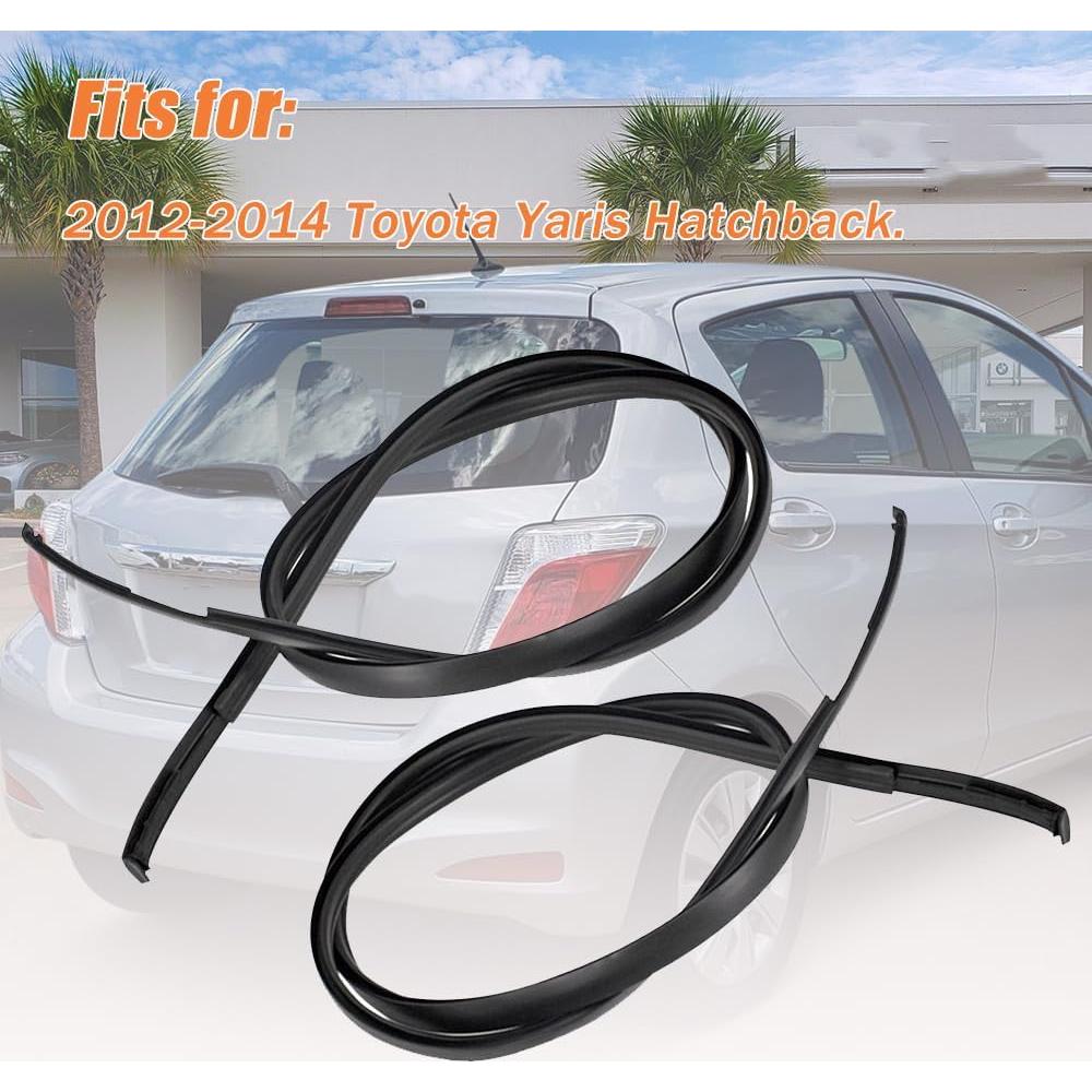 Moldura de Tira de Techo Automkt para Toyota Yaris 2012-2014