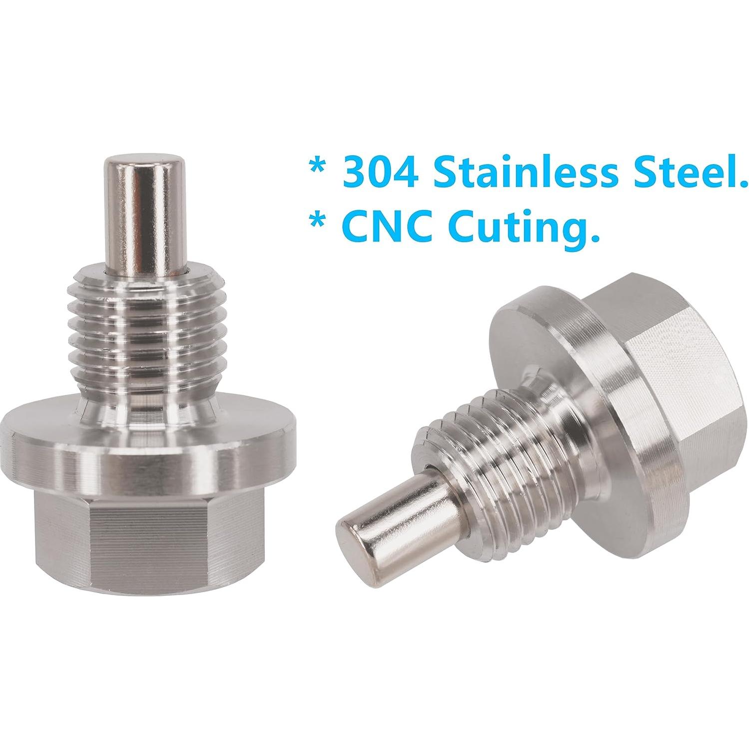 Tapón de Drenaje Magnético Dsnaduo M12x1.25 Acero Inoxidable