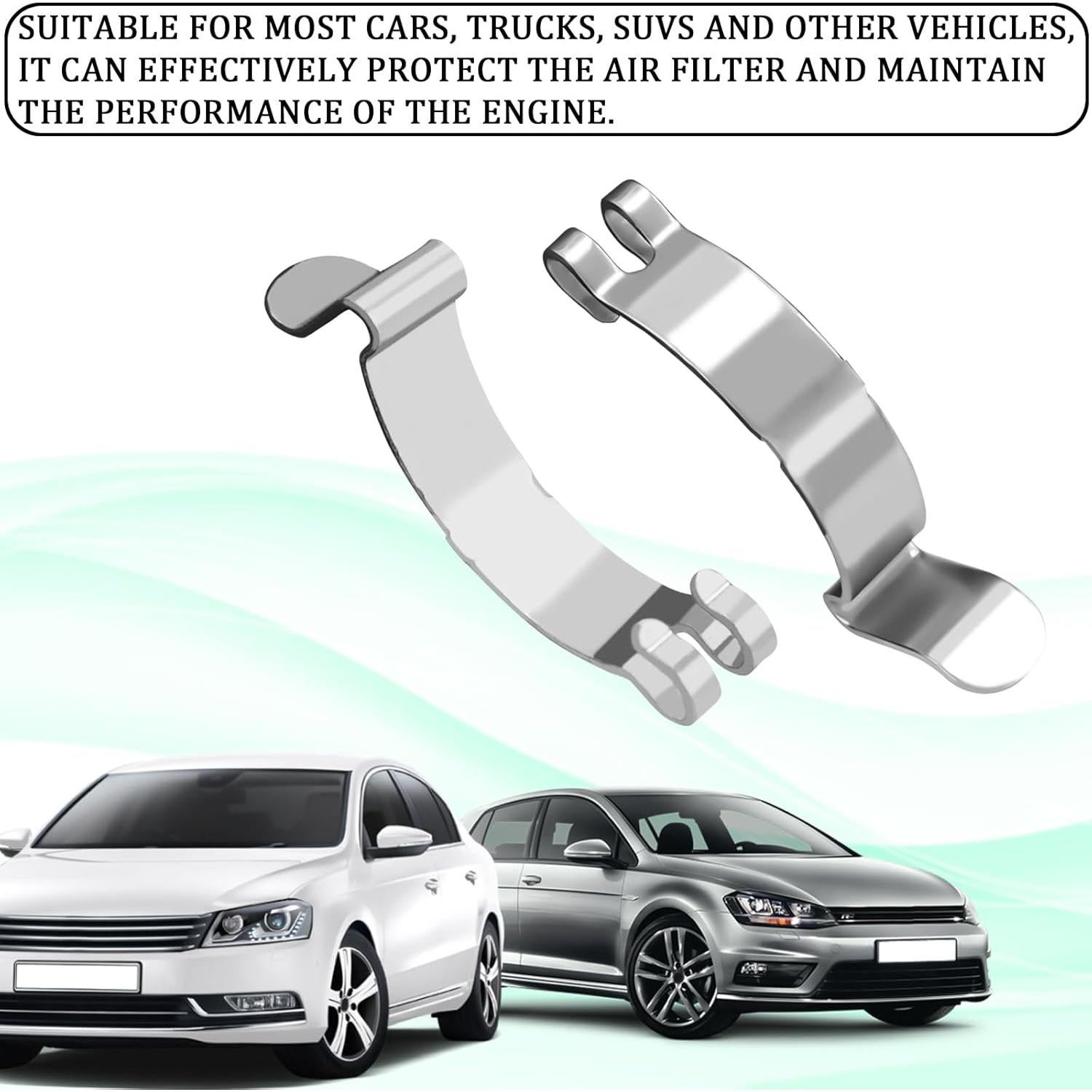 4 Clips de Filtro de Aire SWQS para Toyota - Acero Inoxidable