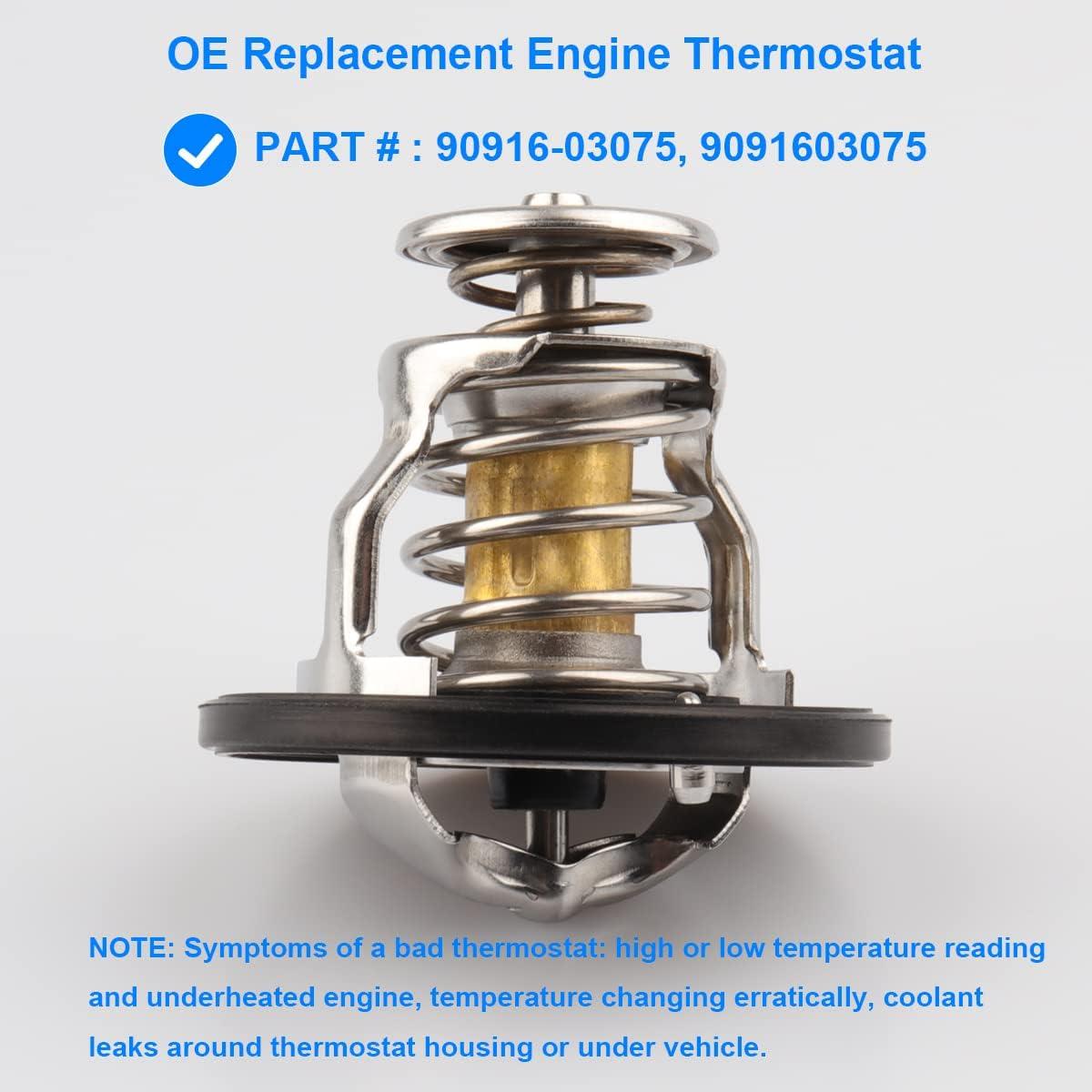 Termostato de Motor Allmotorparts 90916-A3003 Compatible Toyota