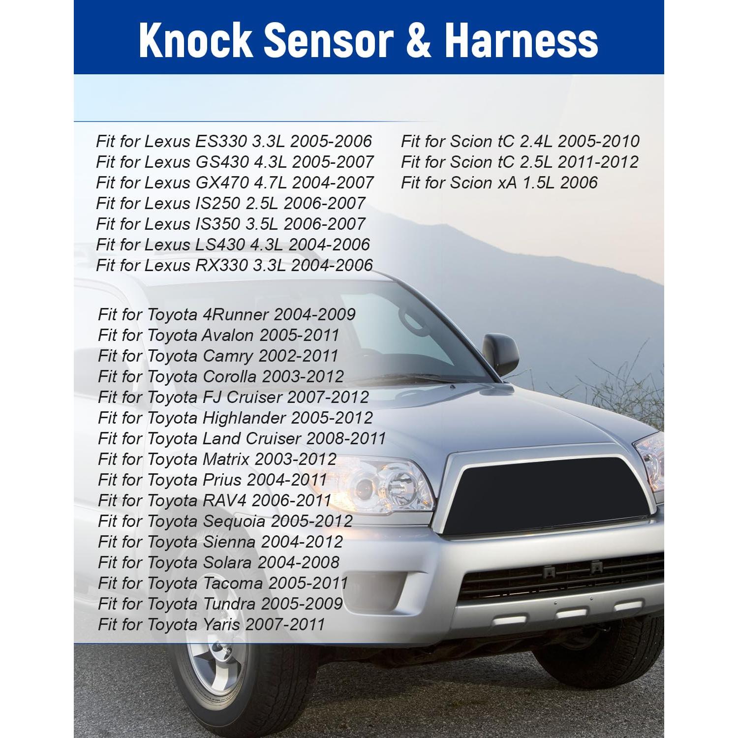 Sensor de Golpe TSYUKI Compatible Toyota y Lexus 2 Pcs